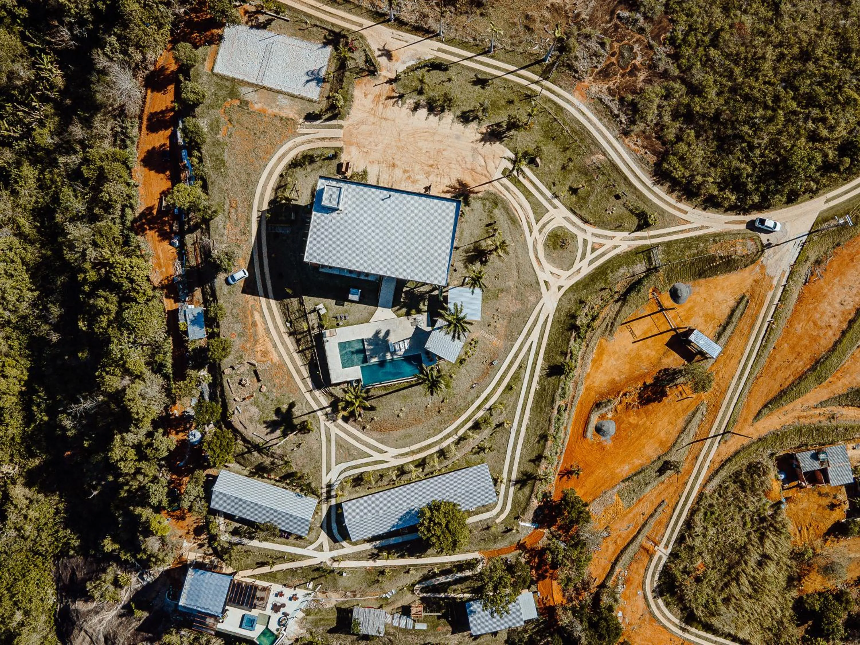 Bird's eye view in Pousada Terraço Guarapari