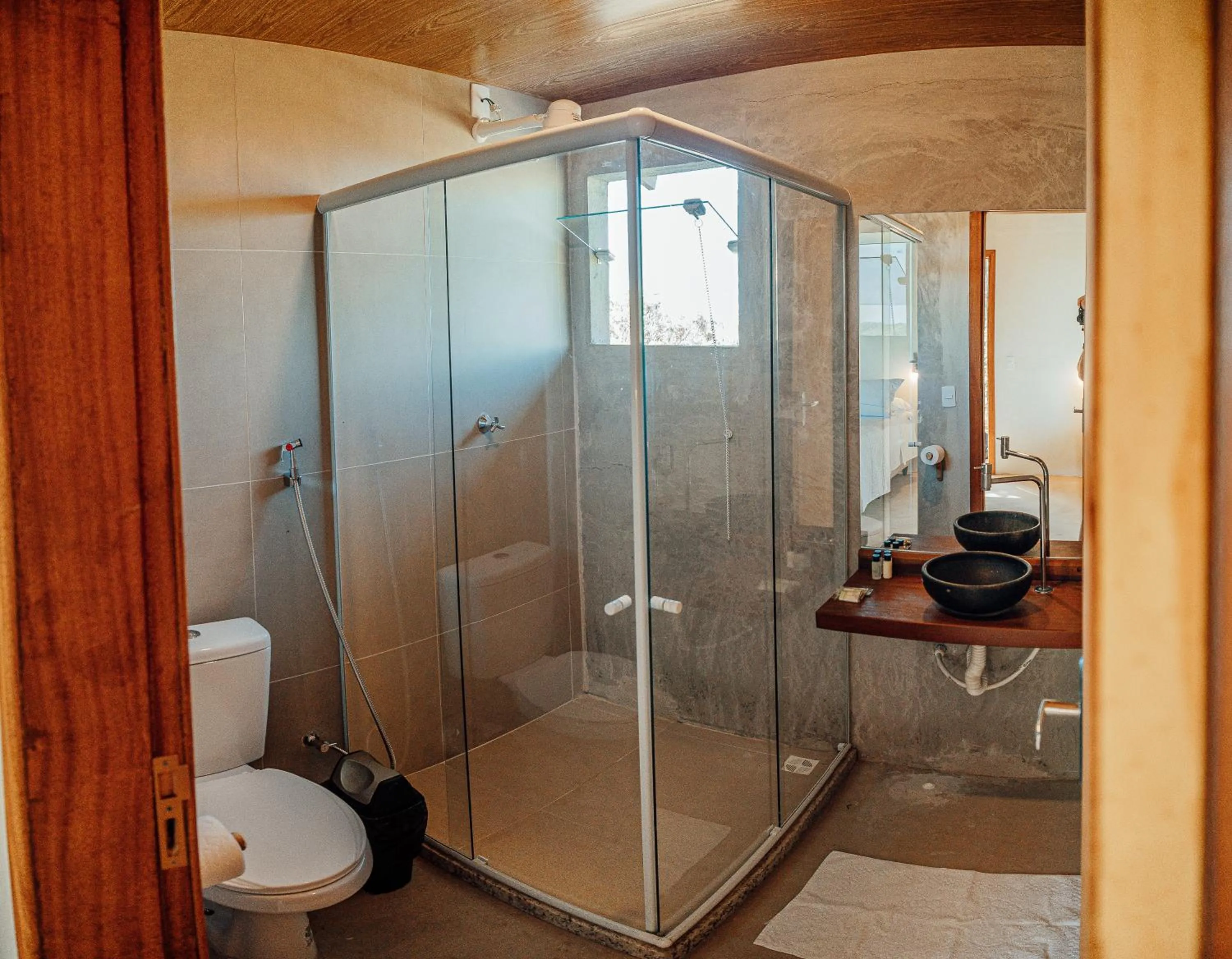 Toilet in Pousada Terraço Guarapari