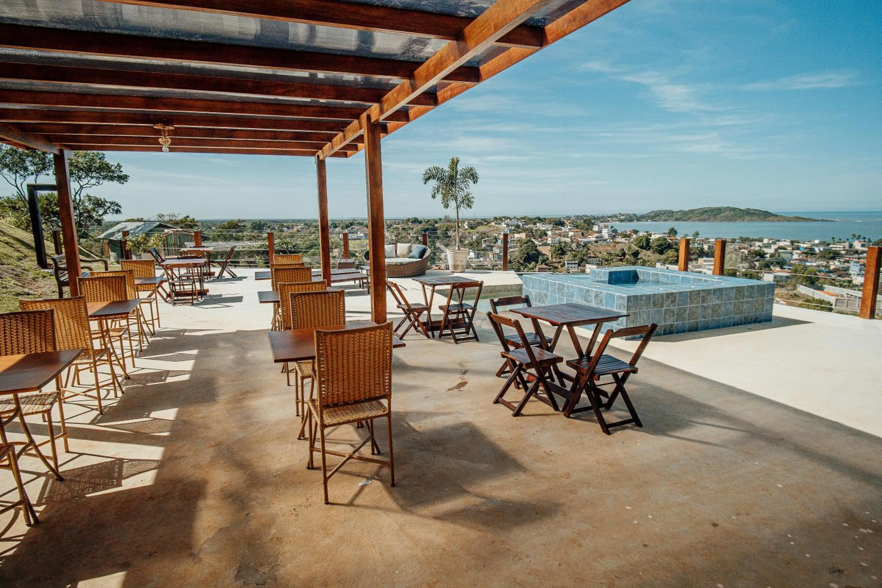 Restaurant/places to eat in Pousada Terraço Guarapari