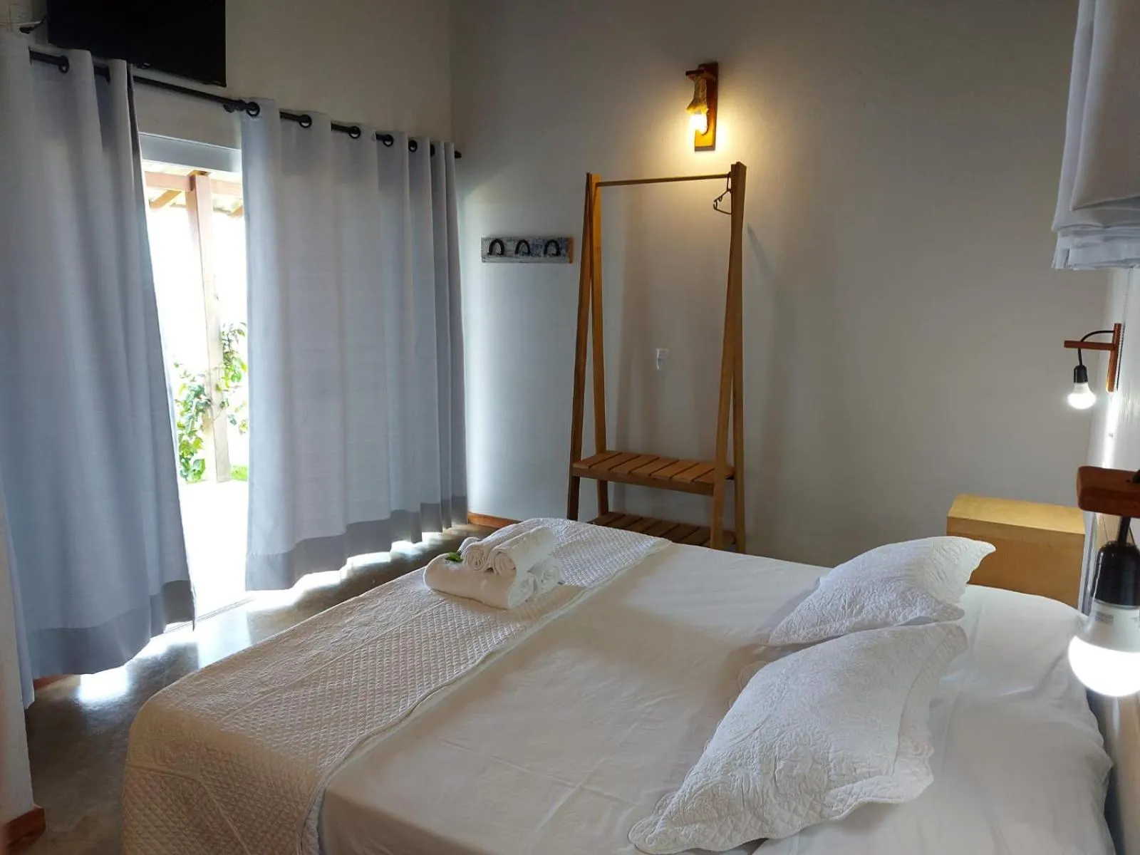 Bedroom, Bed in Pousada Terraço Guarapari