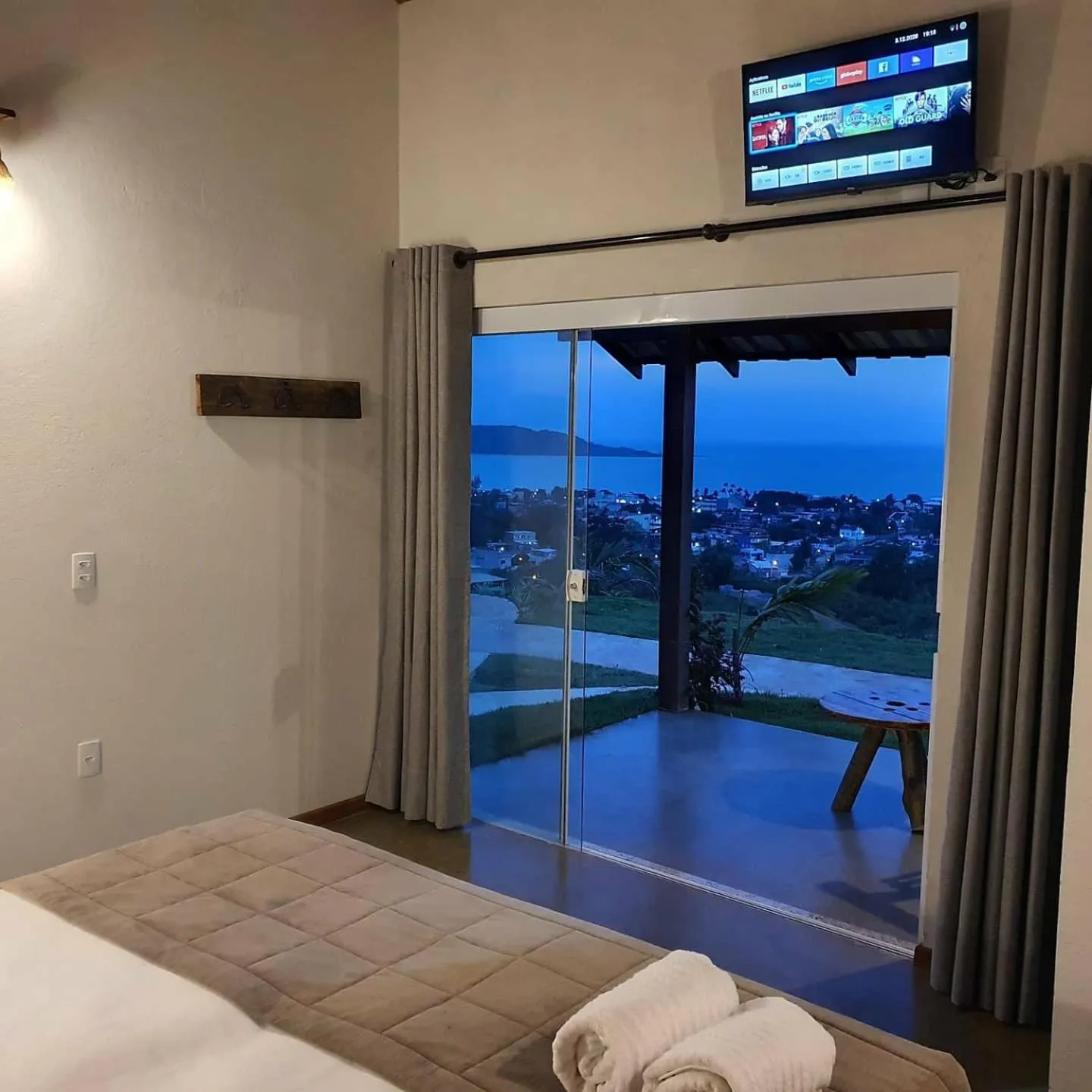 Bedroom, Bed in Pousada Terraço Guarapari