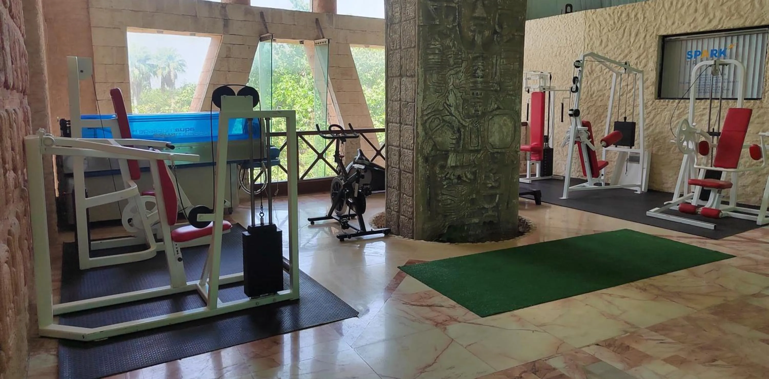 Fitness centre/facilities in Essenzia de Cancun