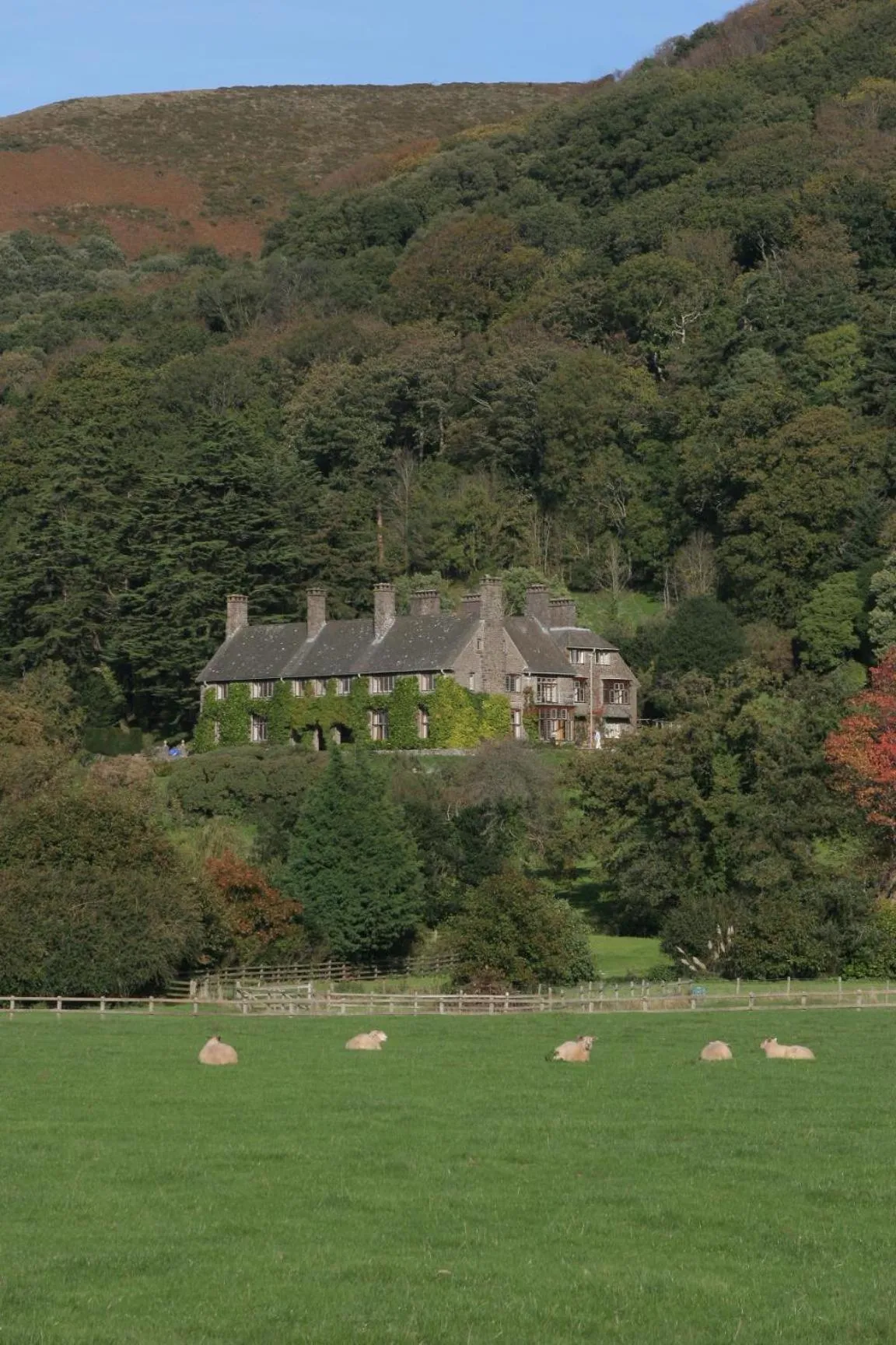 Property building in Luxury Bed And Breakfast at Bossington Hall in Exmoor, Somerset