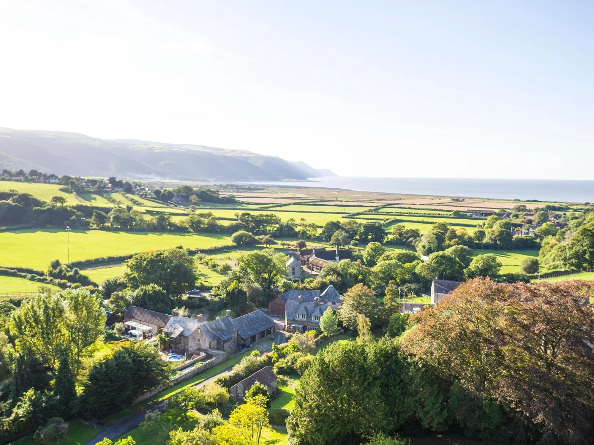 Neighbourhood in Luxury Bed And Breakfast at Bossington Hall in Exmoor, Somerset