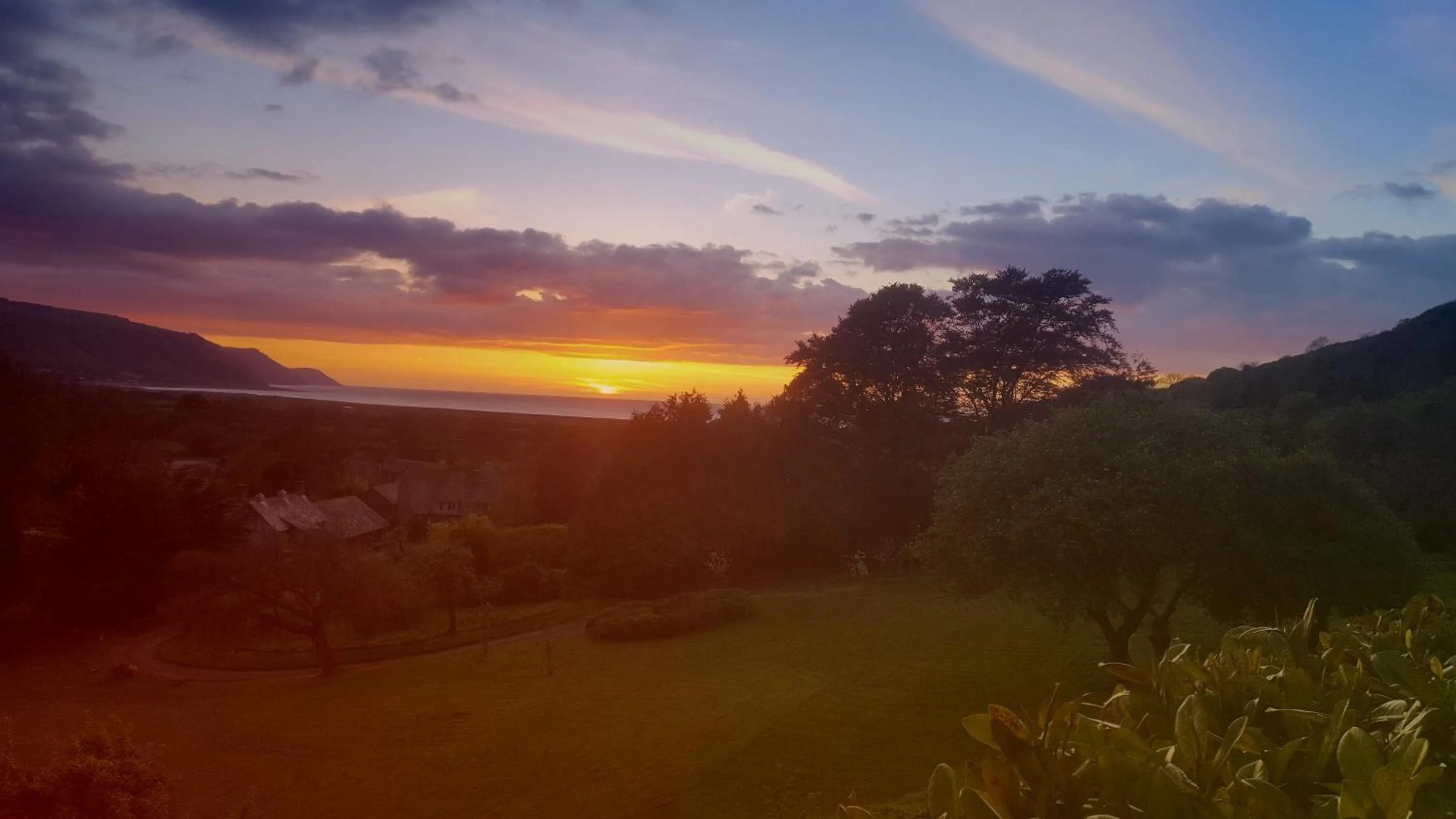 Natural landscape in Luxury Bed And Breakfast at Bossington Hall in Exmoor, Somerset