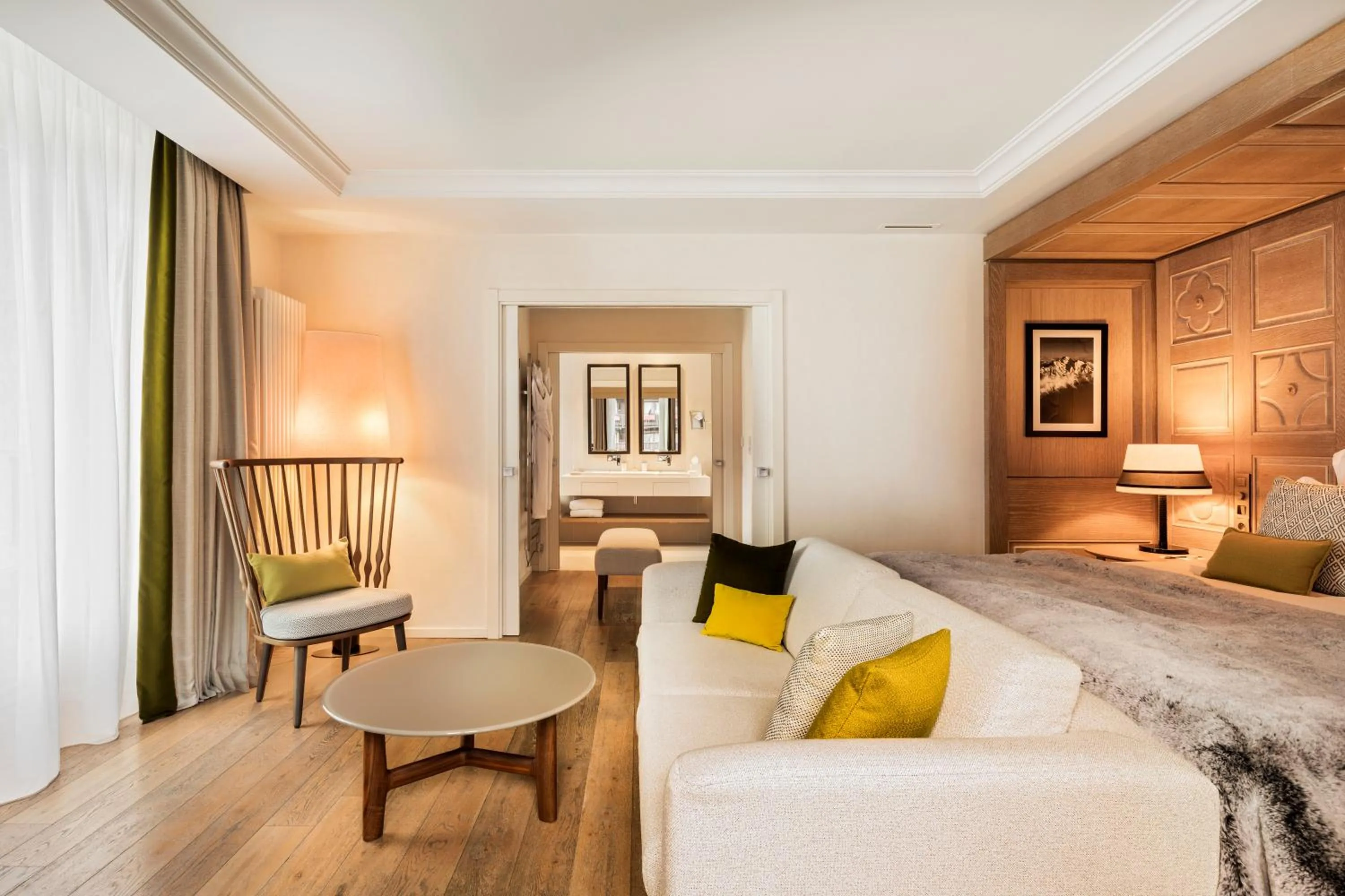 Bed in Hôtel Mont-Blanc Chamonix