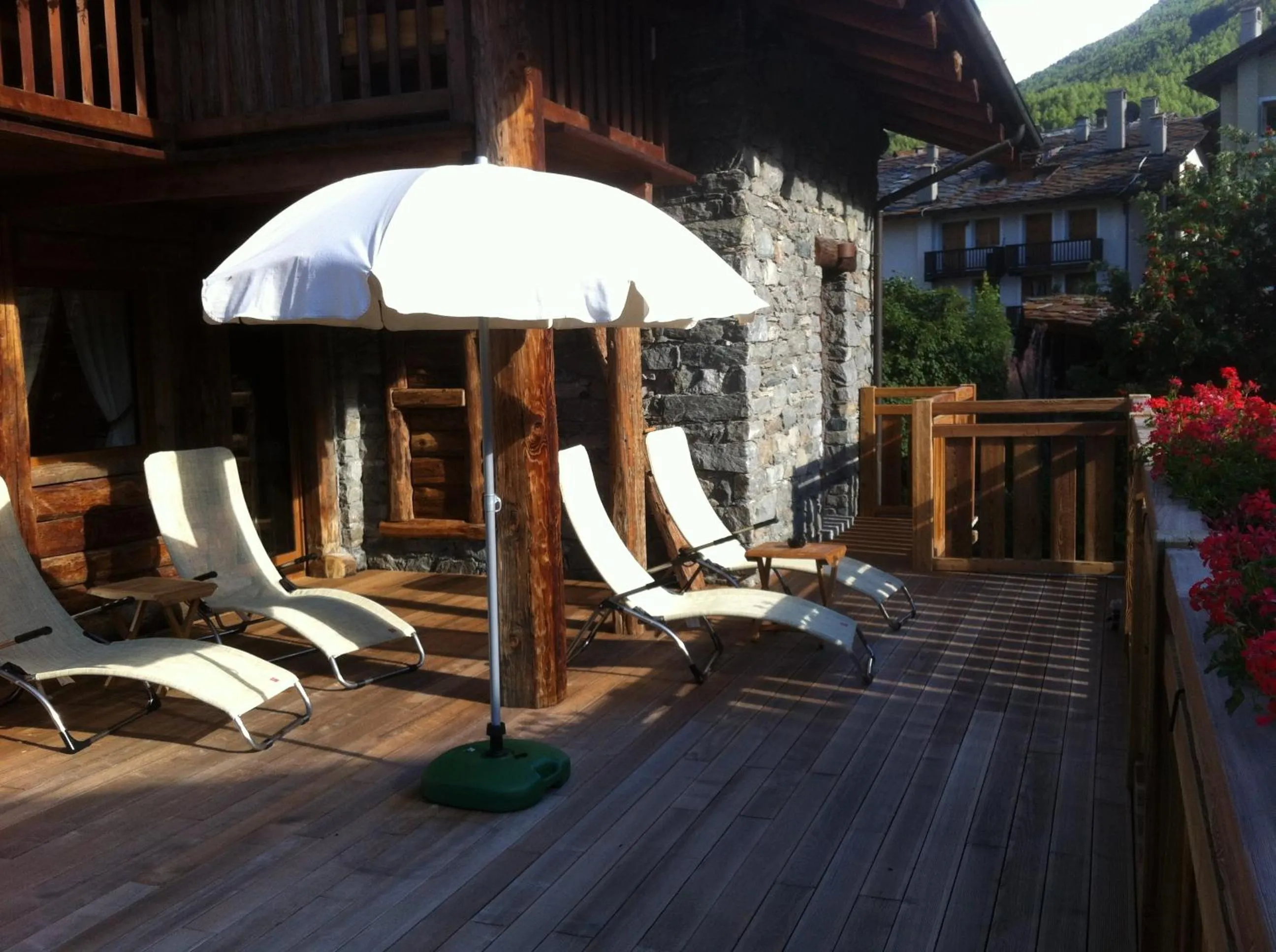 Solarium in Les Trompeurs chez Odette