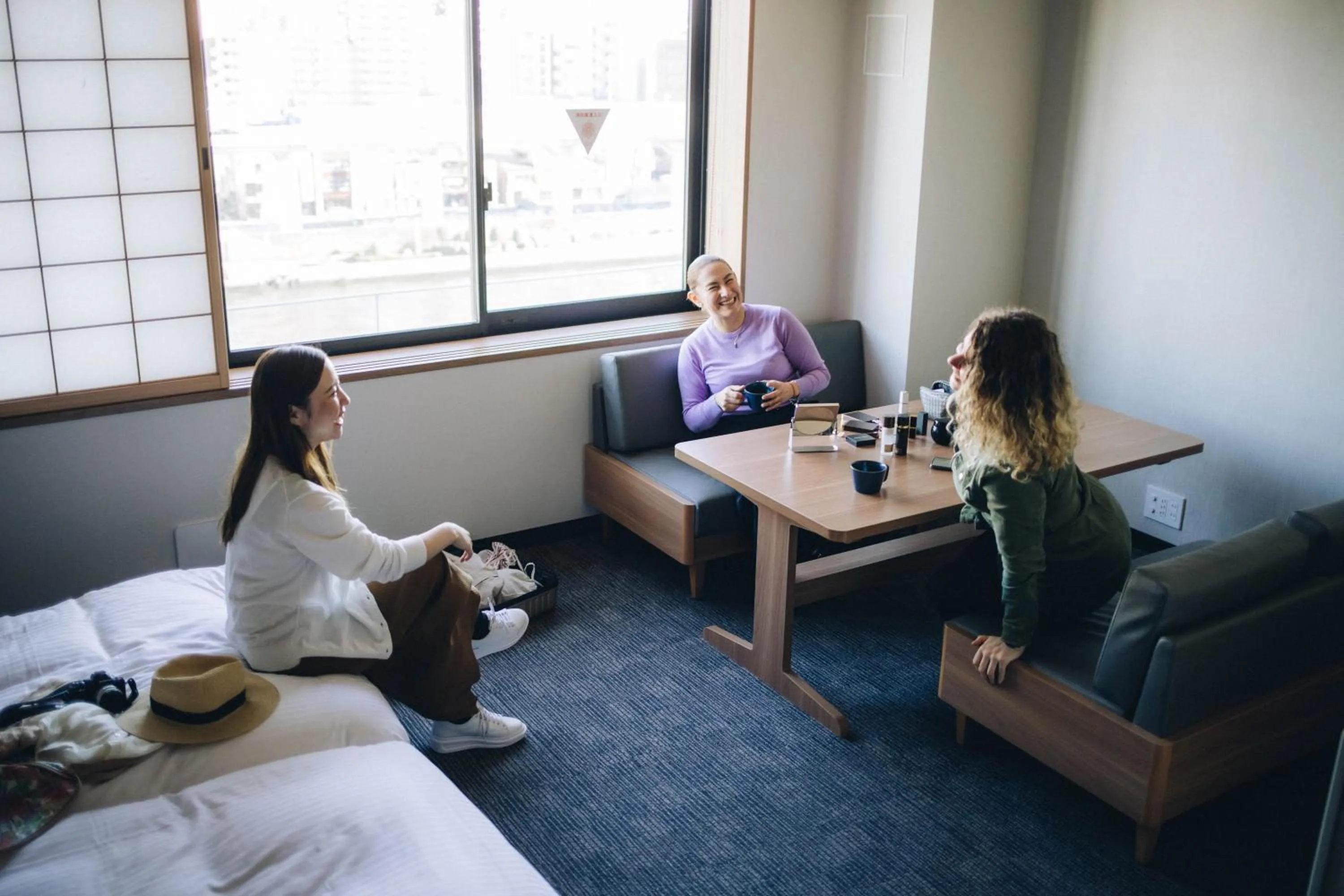 Photo of the whole room, Bed in MIMARU Osaka Shinsaibashi East