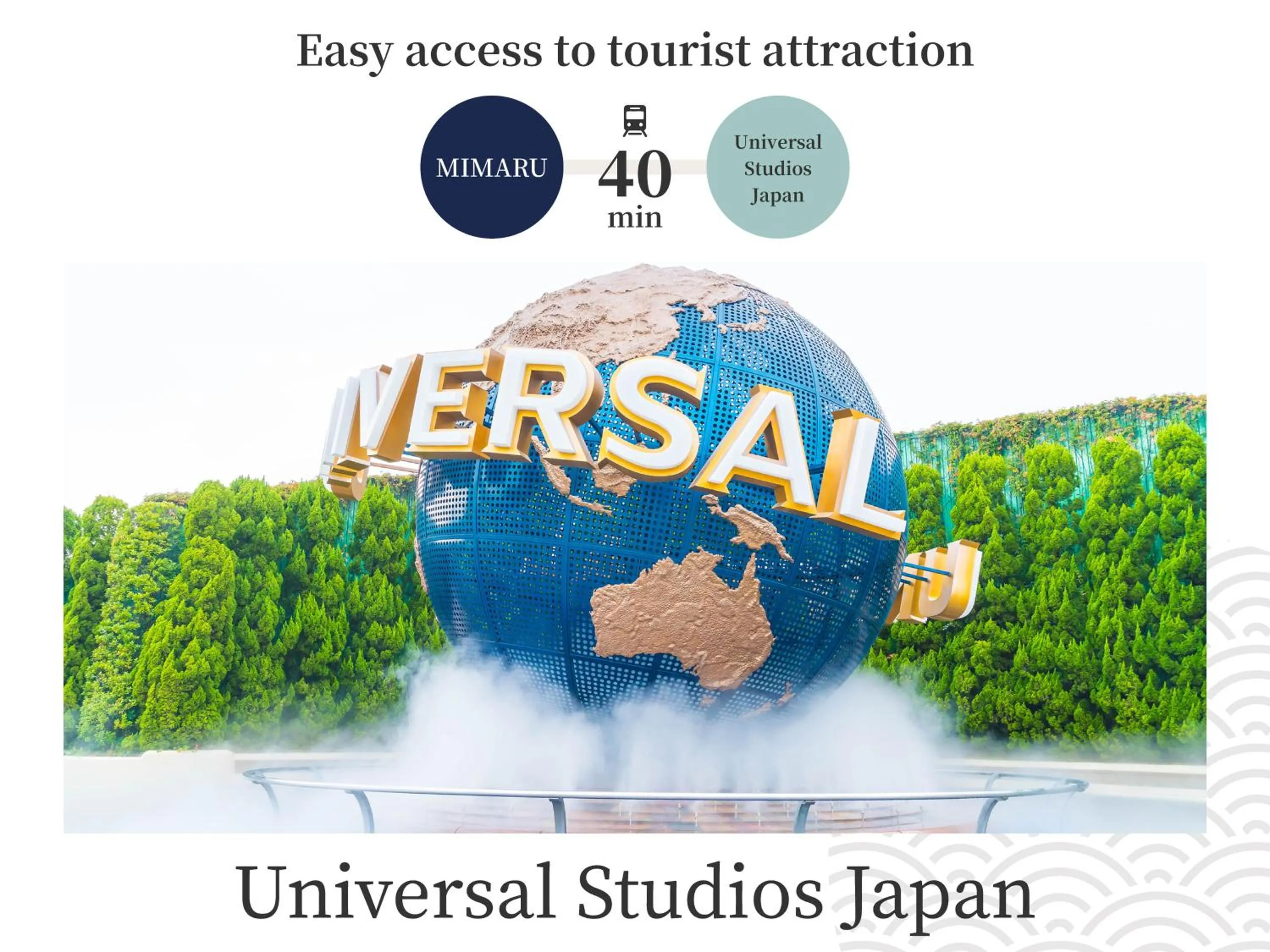 Nearby landmark in MIMARU Osaka Shinsaibashi East