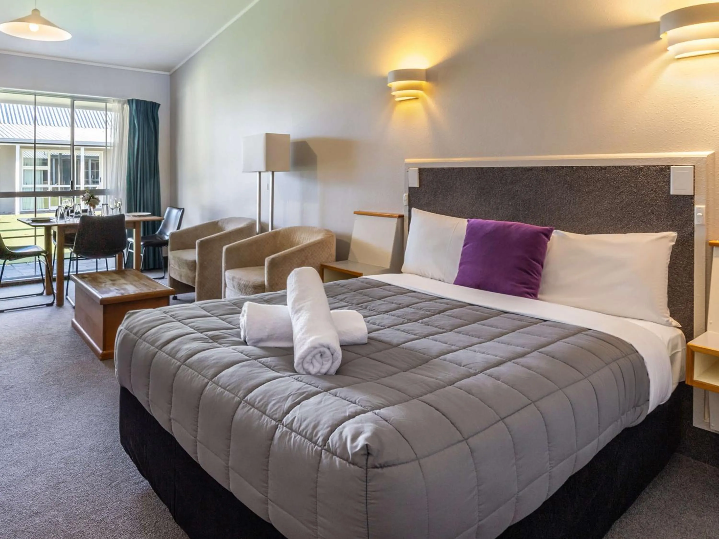 Bed in Turangi Leisure Lodge