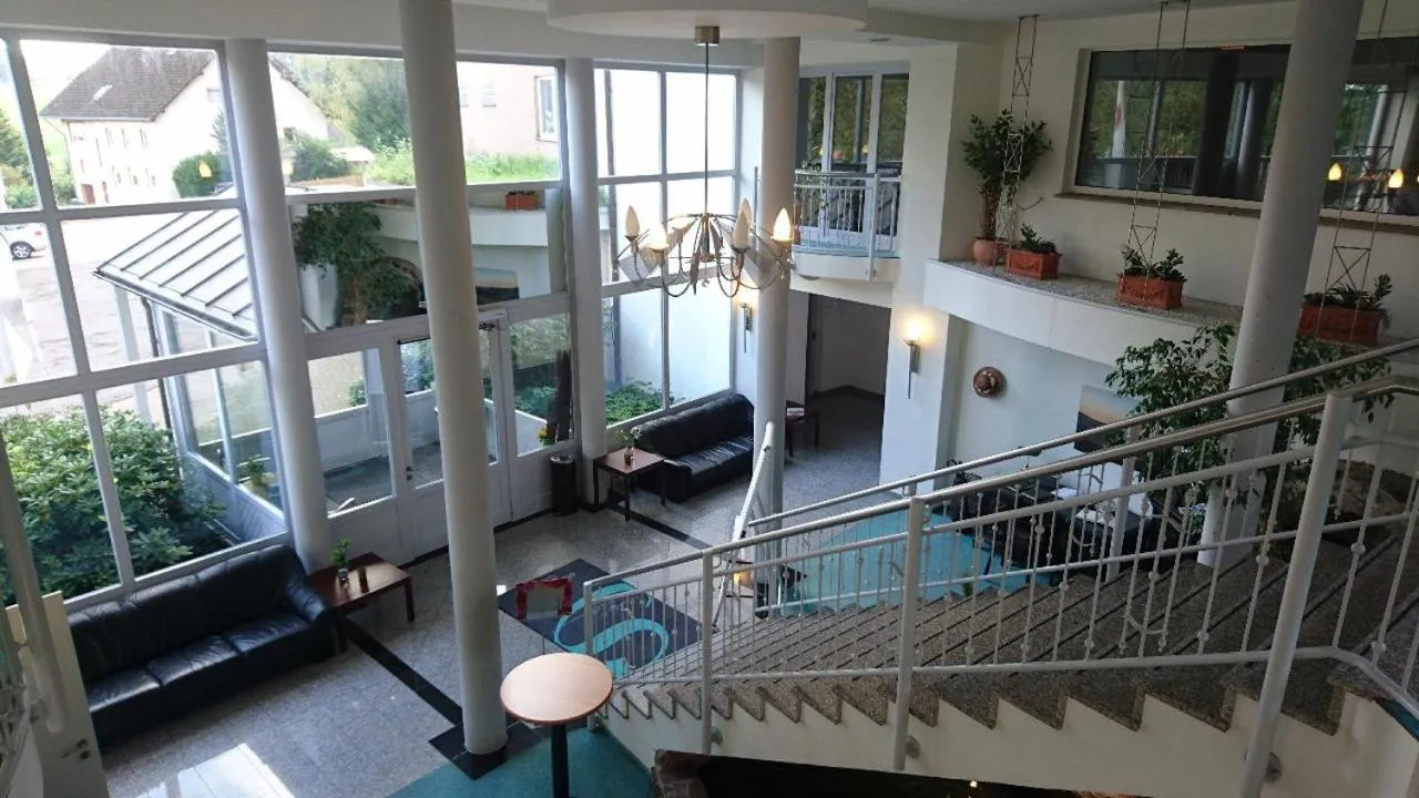 Lobby or reception in Hotel Zur Burg Sternberg