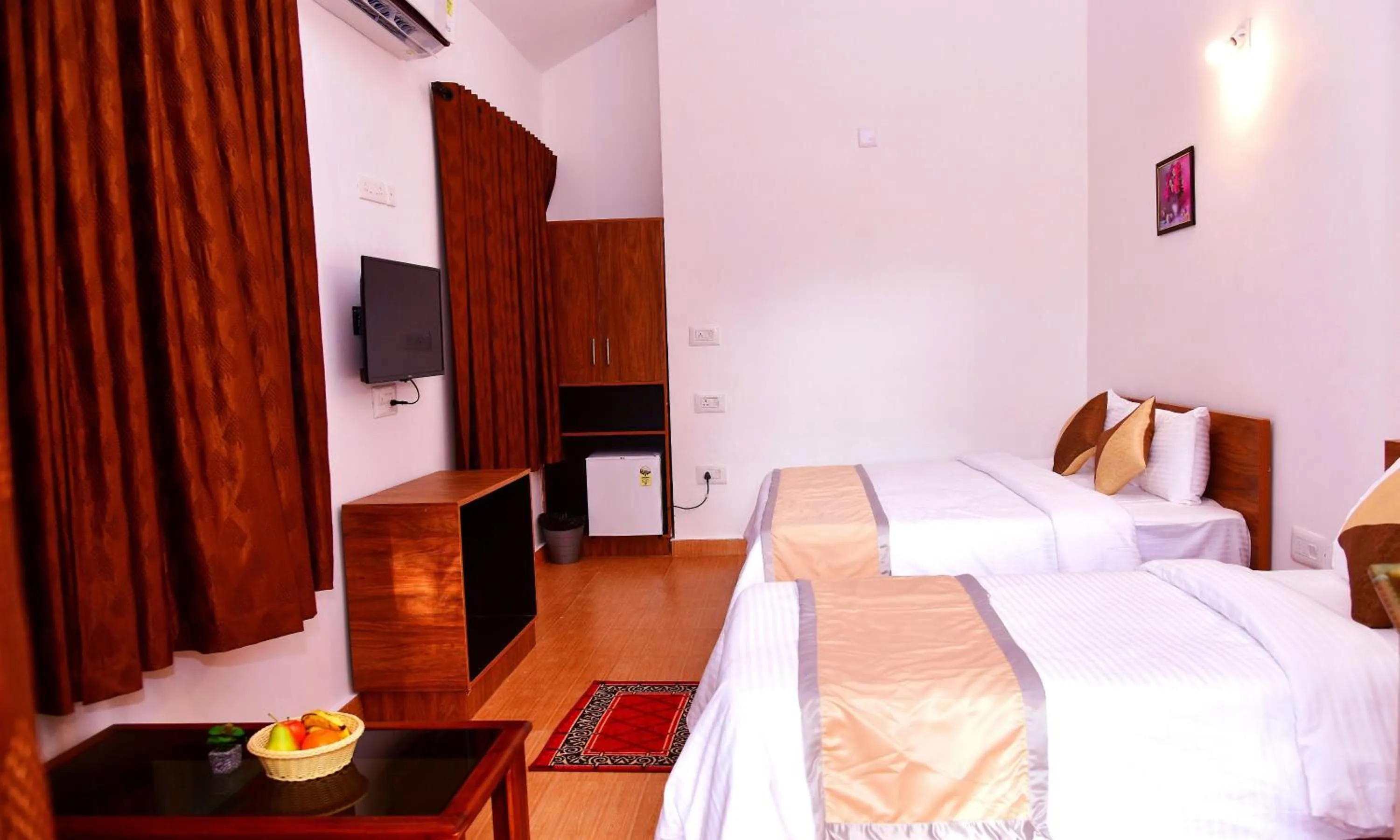 Bed in ShriGo Bekal Fort Resort & Spa