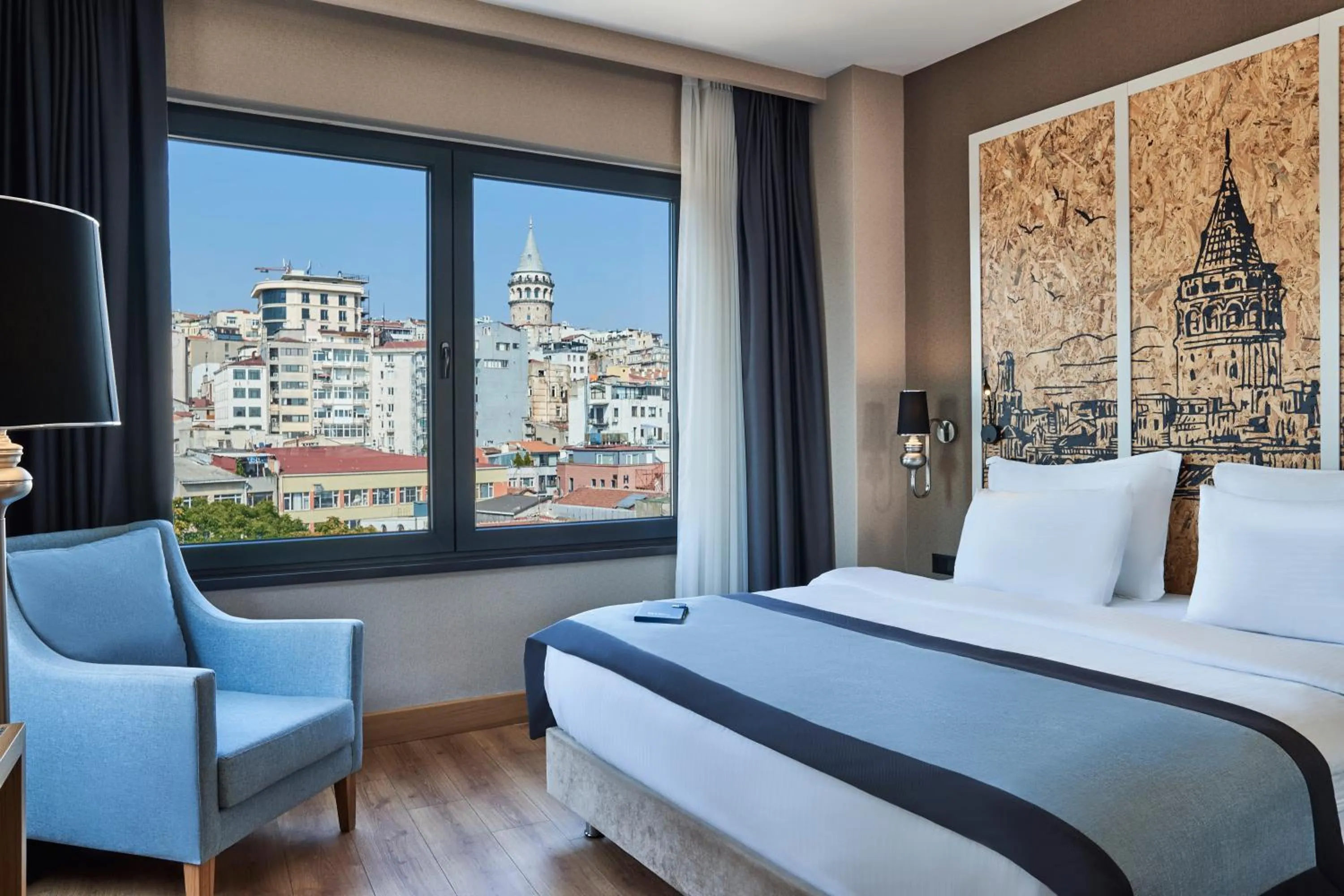 TV and multimedia, Bed in The Halich Hotel Istanbul Karakoy - Special Category