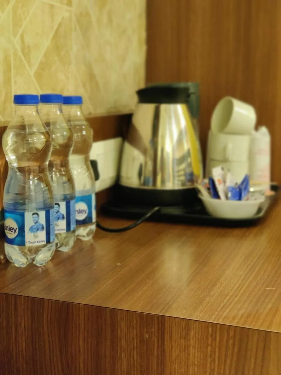 Coffee/tea facilities in Hotel Amritsar International 2 min walk from Amritsar Bus Stand