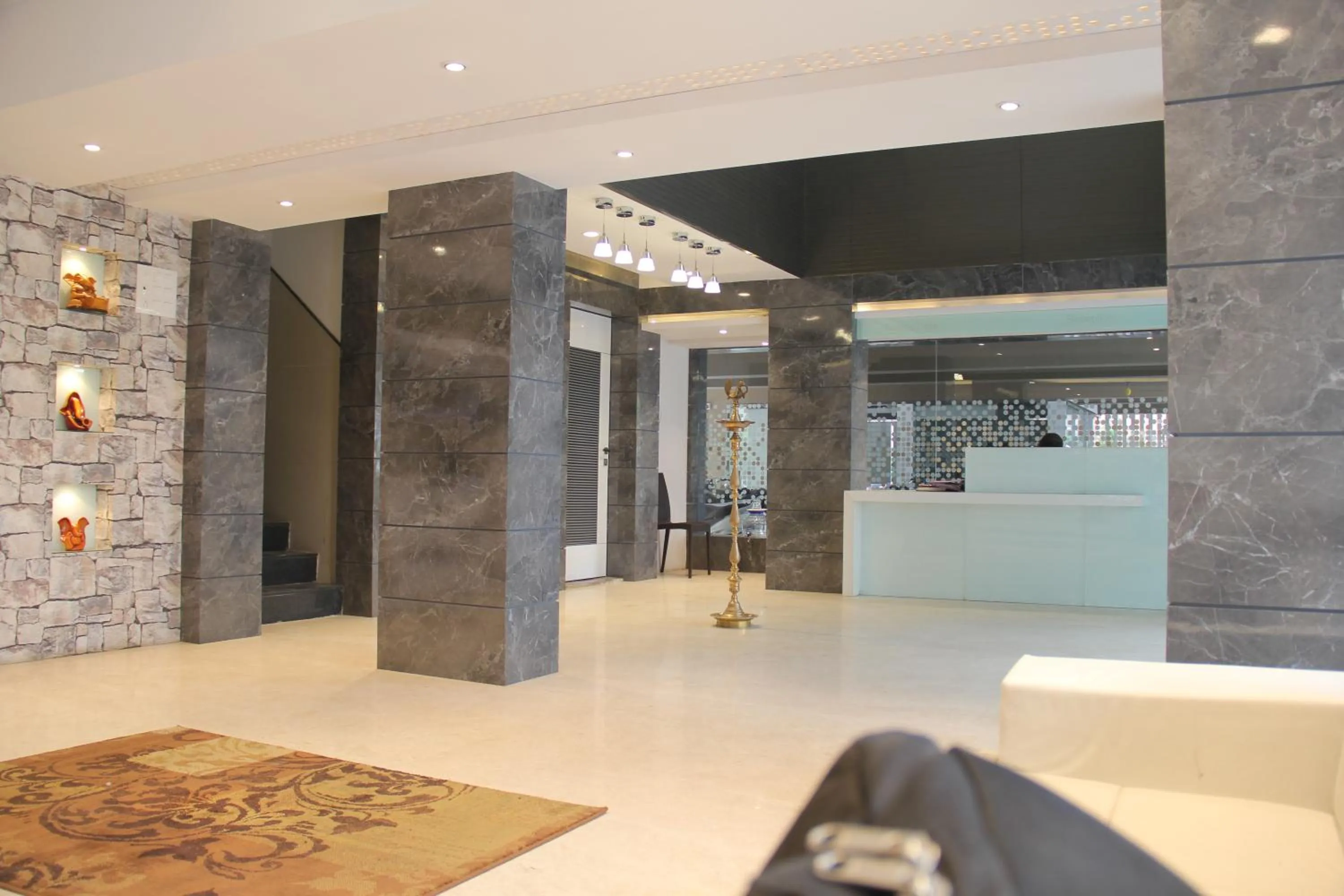 Lobby or reception in Hotel SaiPrasad Executive Solapur