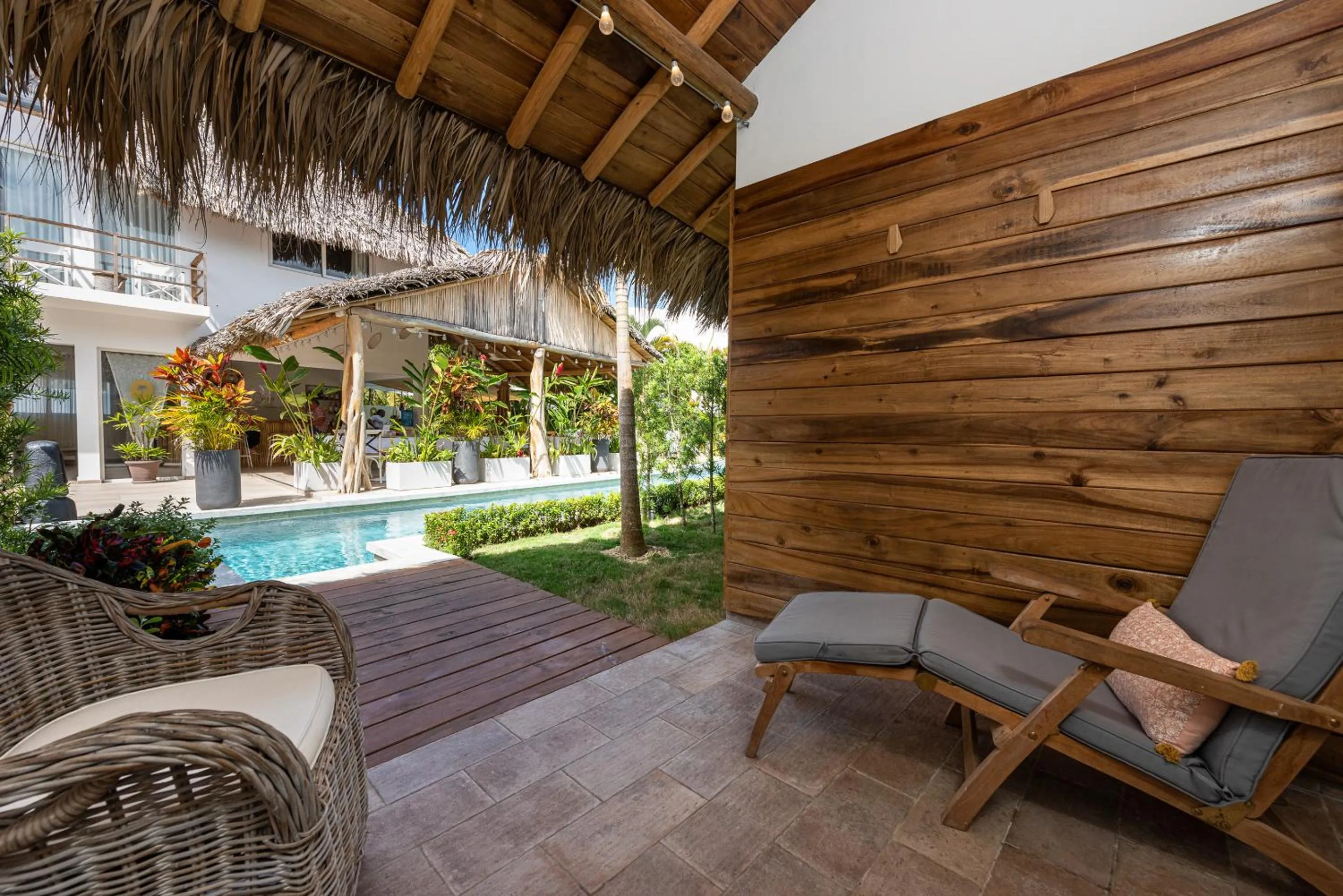 Patio in TAKUMA BOUTIK HOTEL