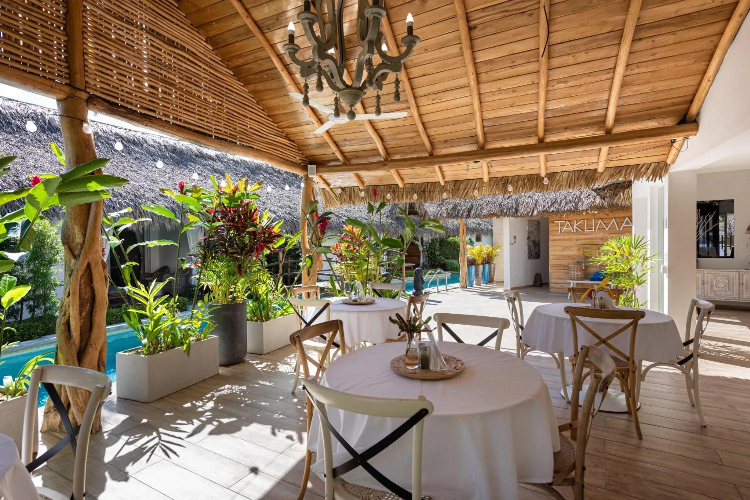 Patio in TAKUMA BOUTIK HOTEL