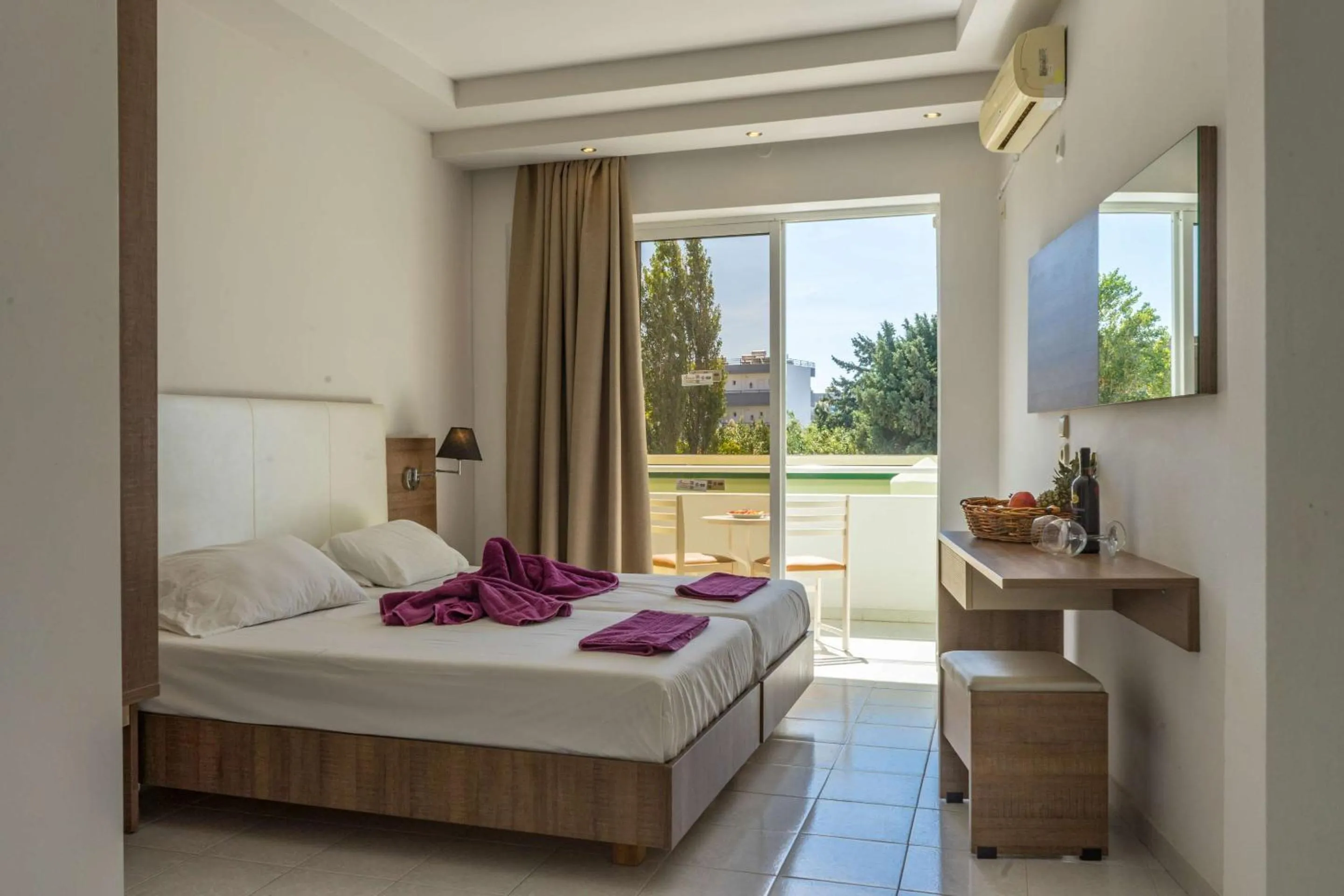 Bed in Stamos All Inclusive