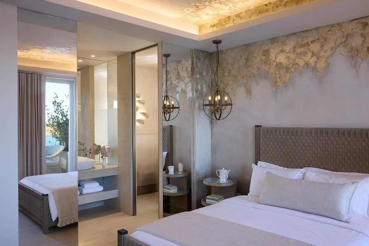 Bed in Ydor Hotel & Spa by Sandglass