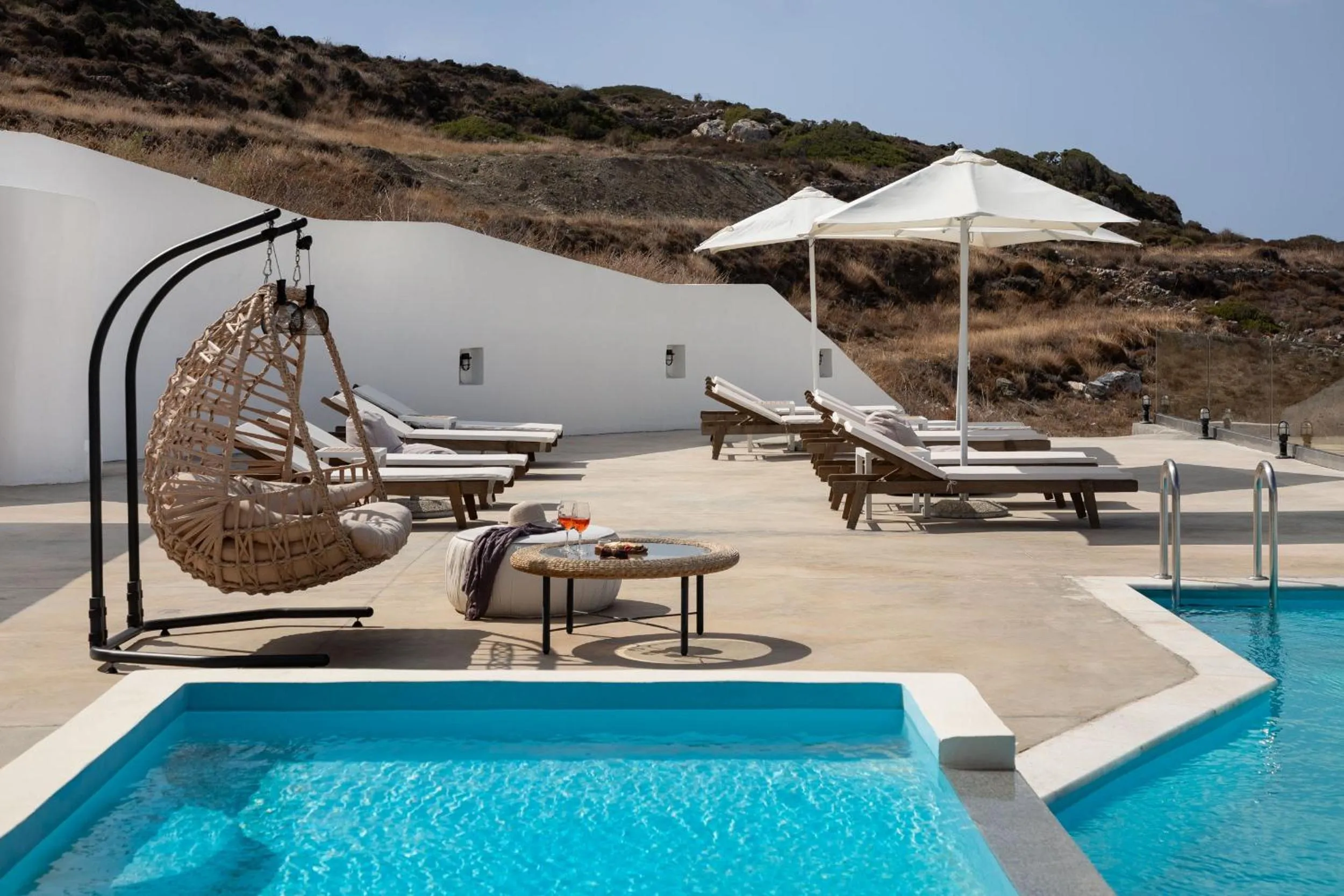 Pool view in Mandilaras Village