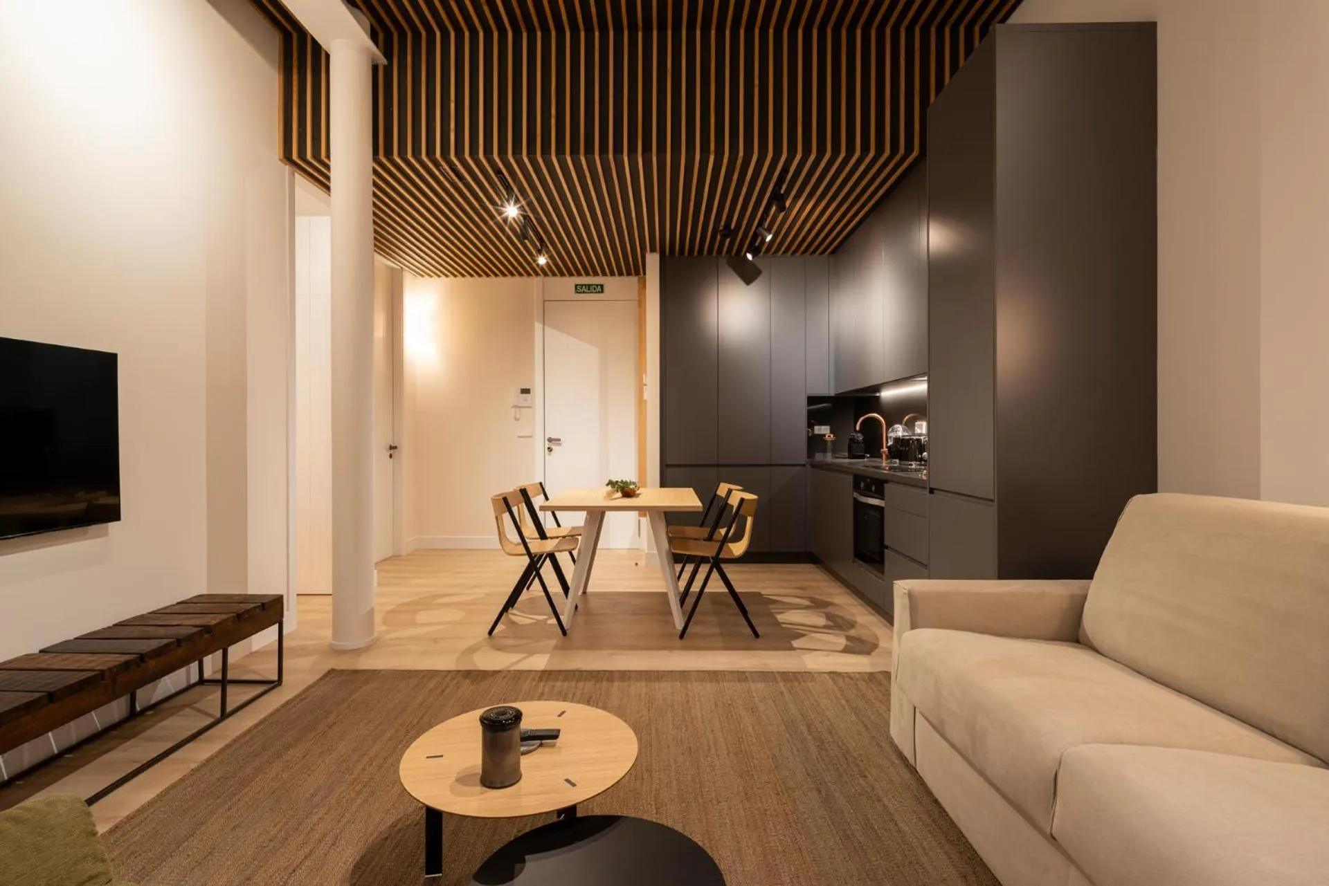 Seating area in NORO Plaza