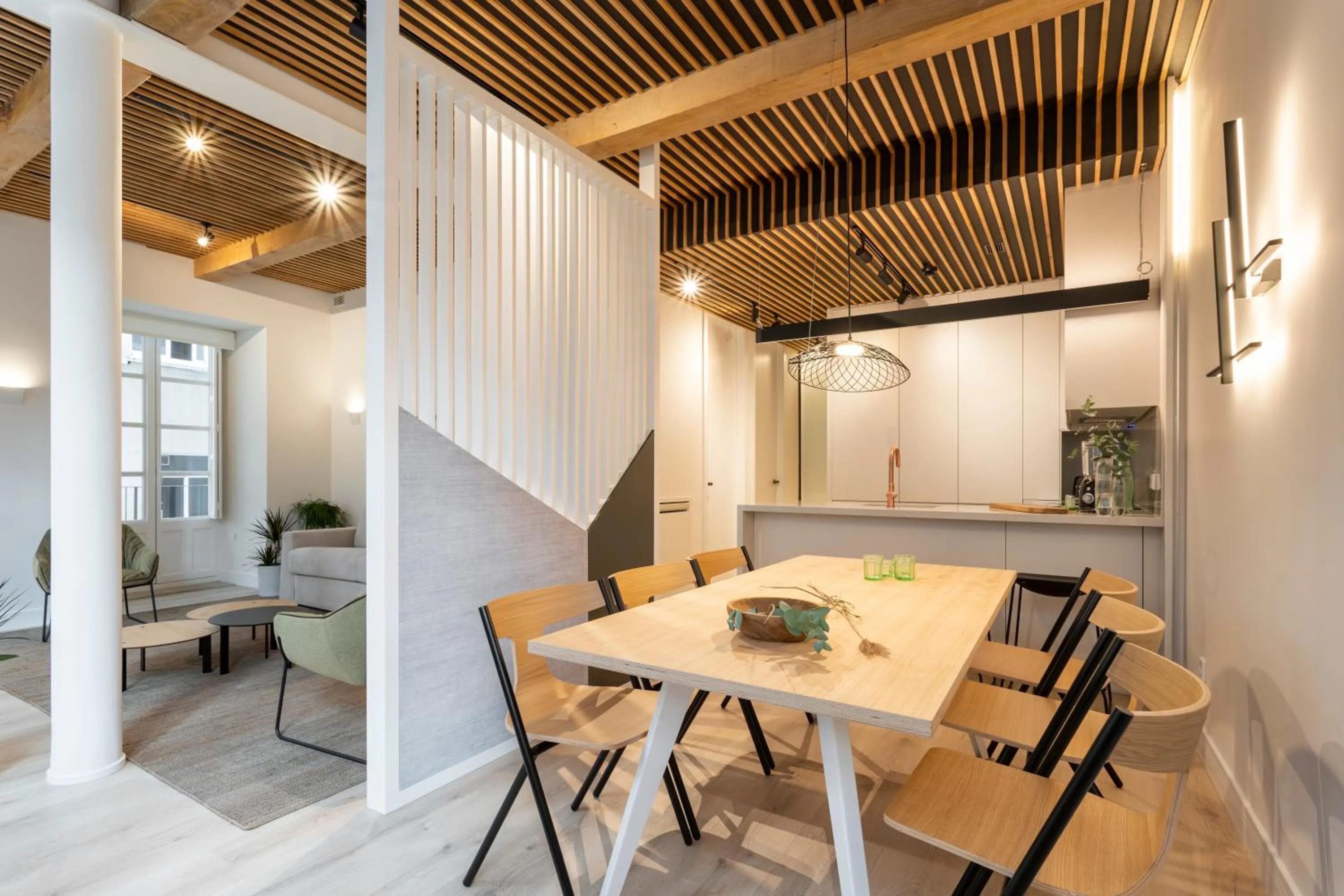 Dining area in NORO Plaza