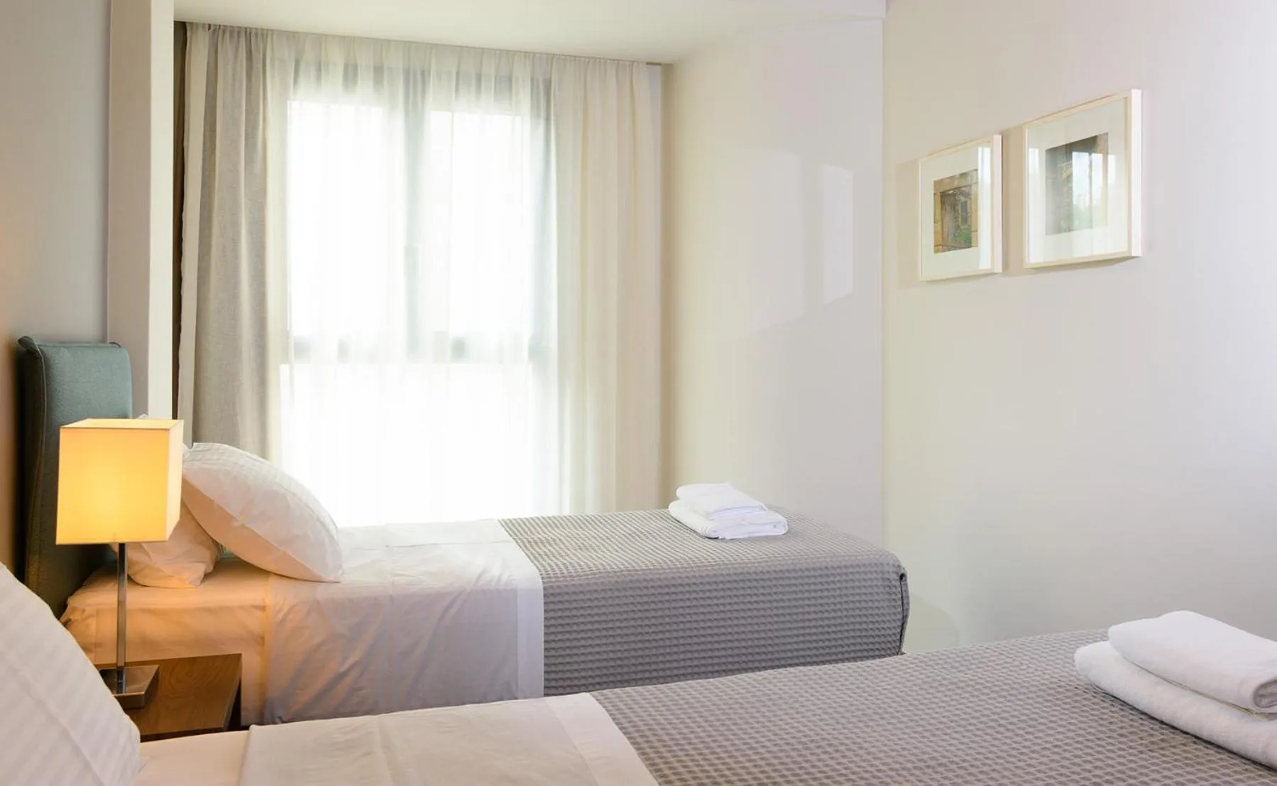 Bed in Elounda Colour Apartments