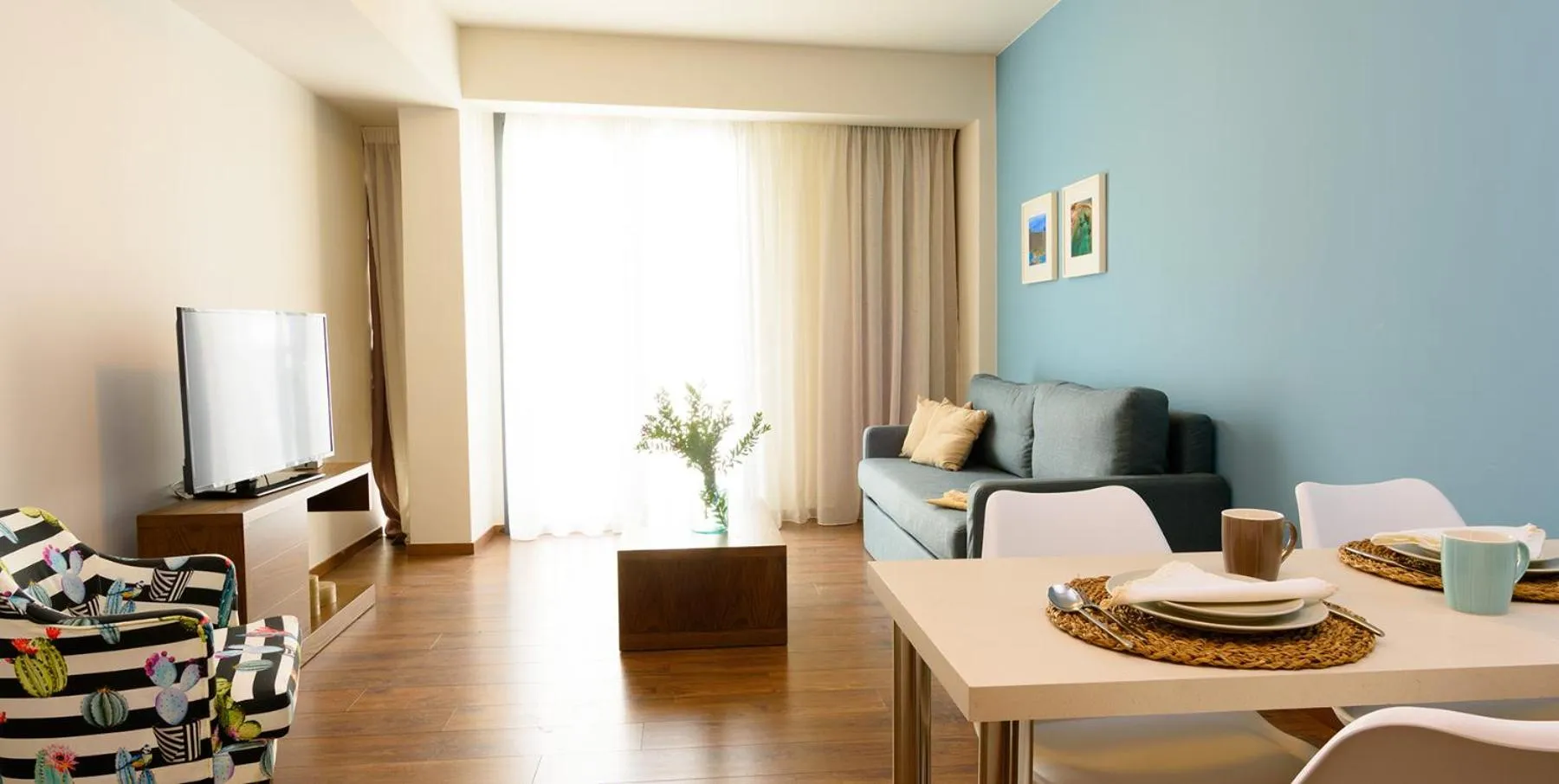 TV and multimedia in Elounda Colour Apartments