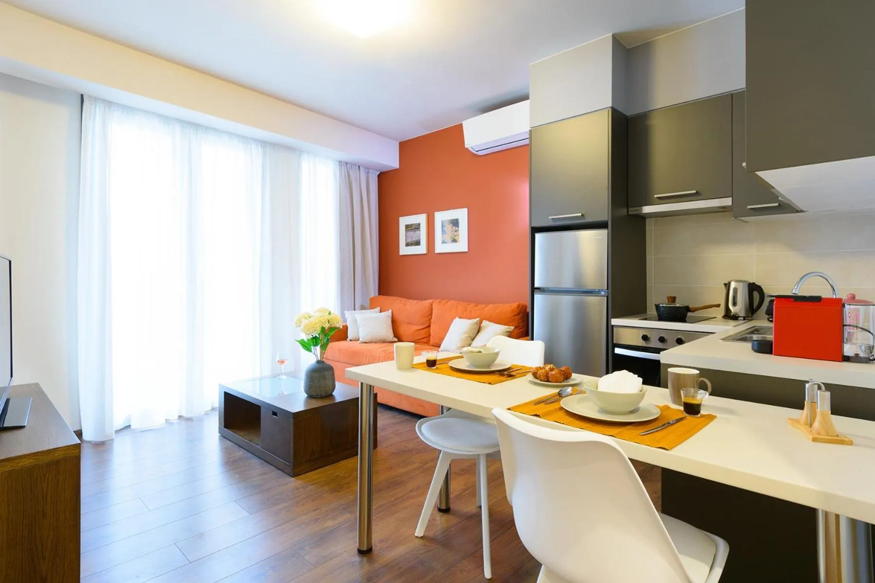 Coffee/tea facilities in Elounda Colour Apartments