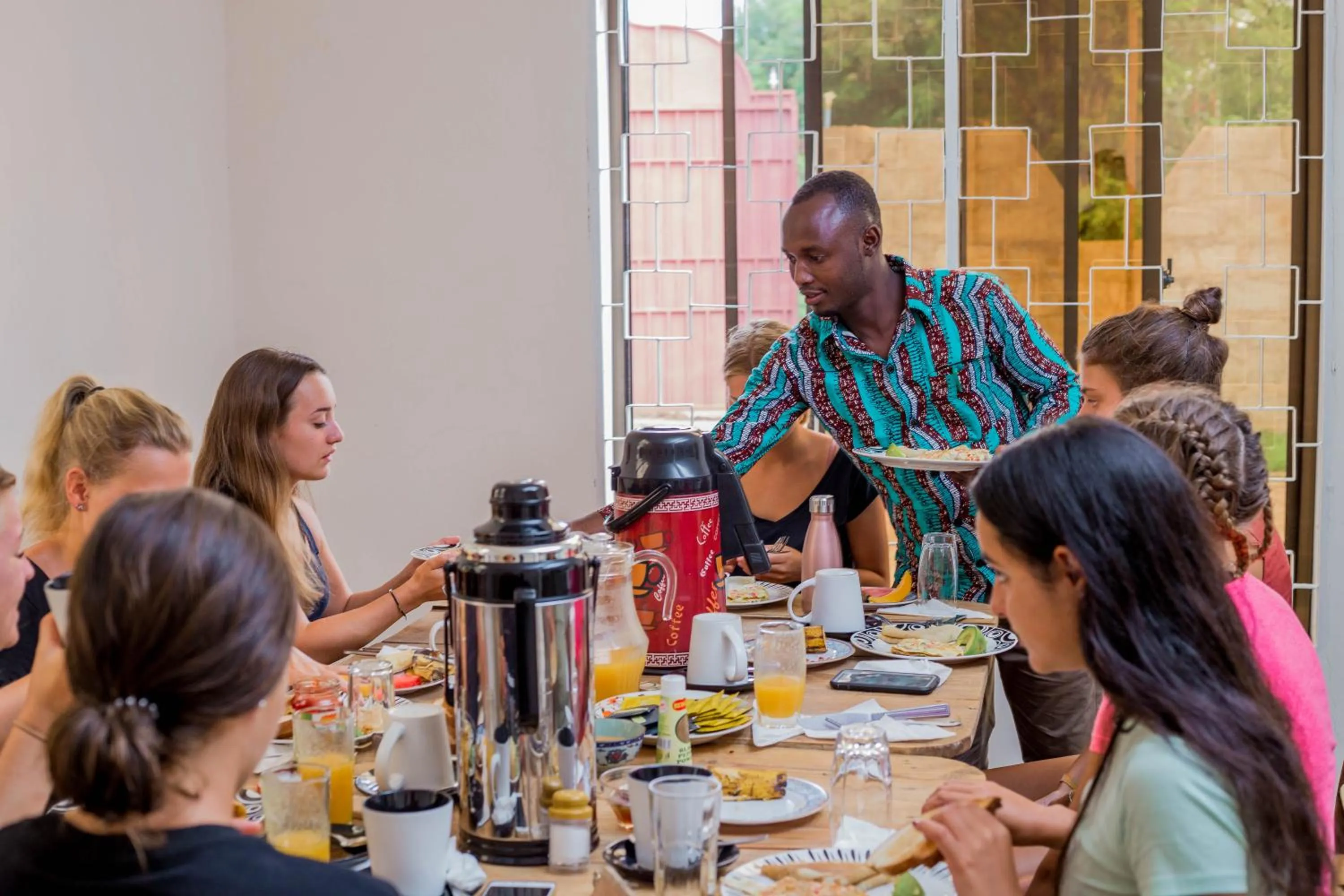 Breakfast in Kilimanjaro Summit Lodge
