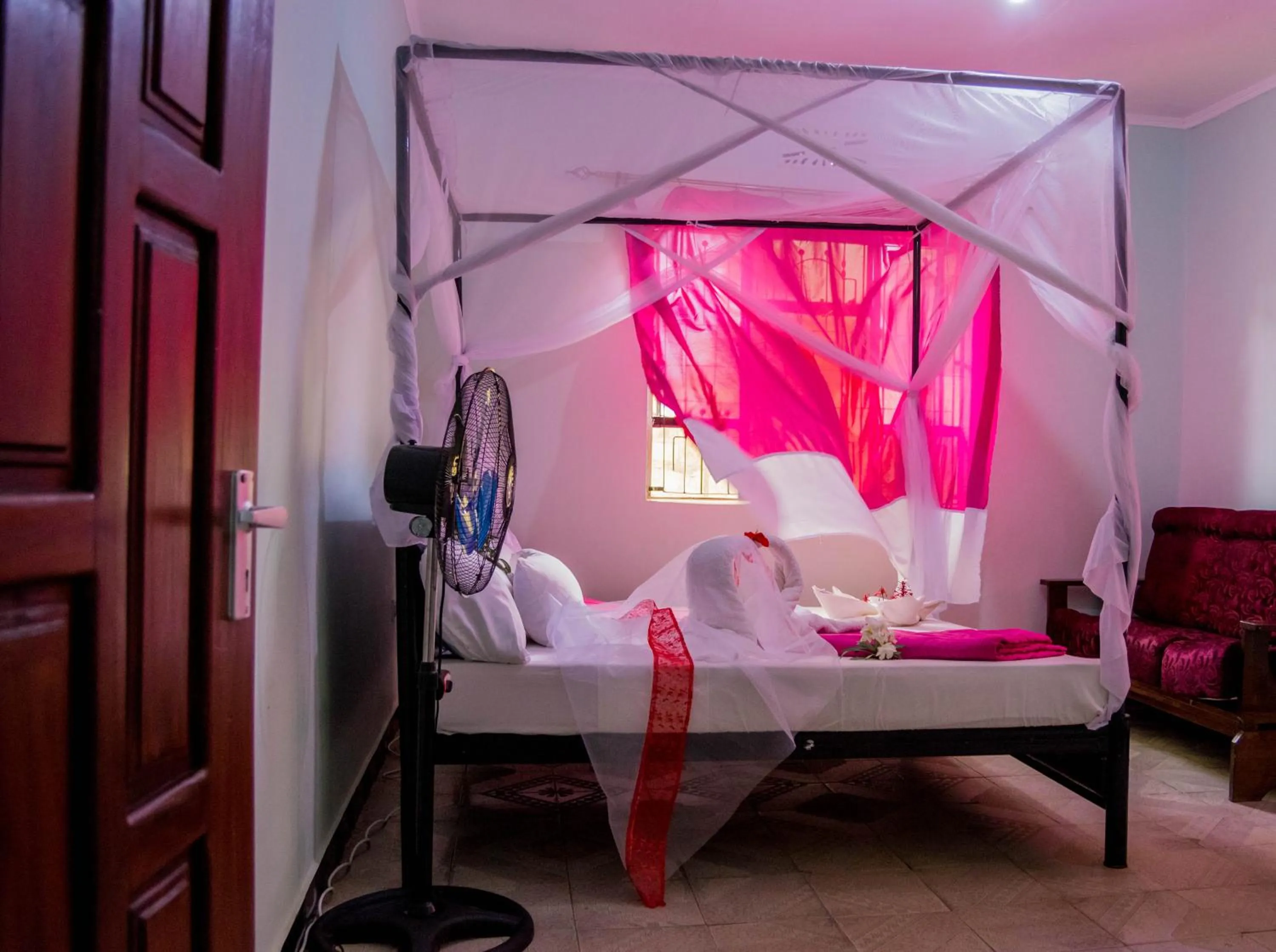 Bed in Kilimanjaro Summit Lodge