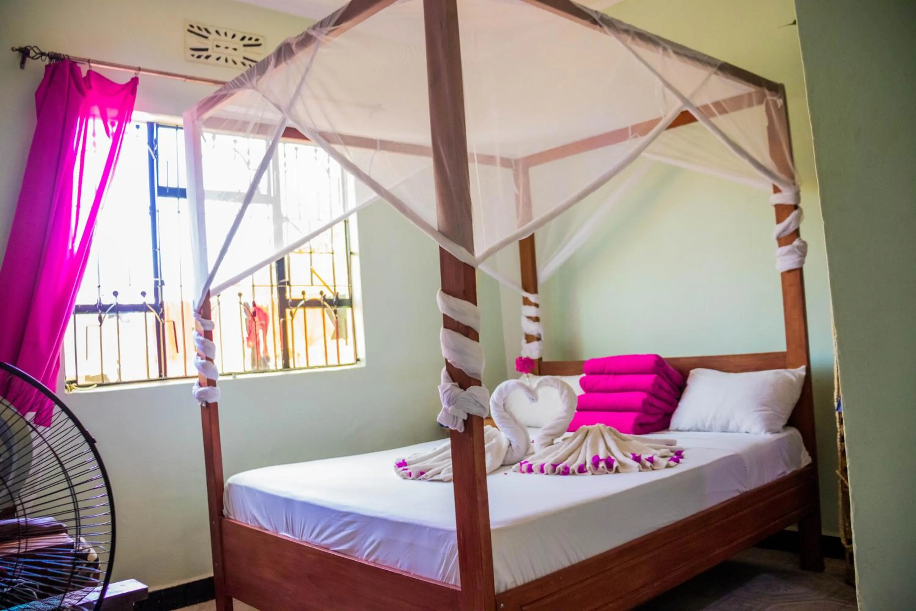 Bedroom in Kilimanjaro Summit Lodge