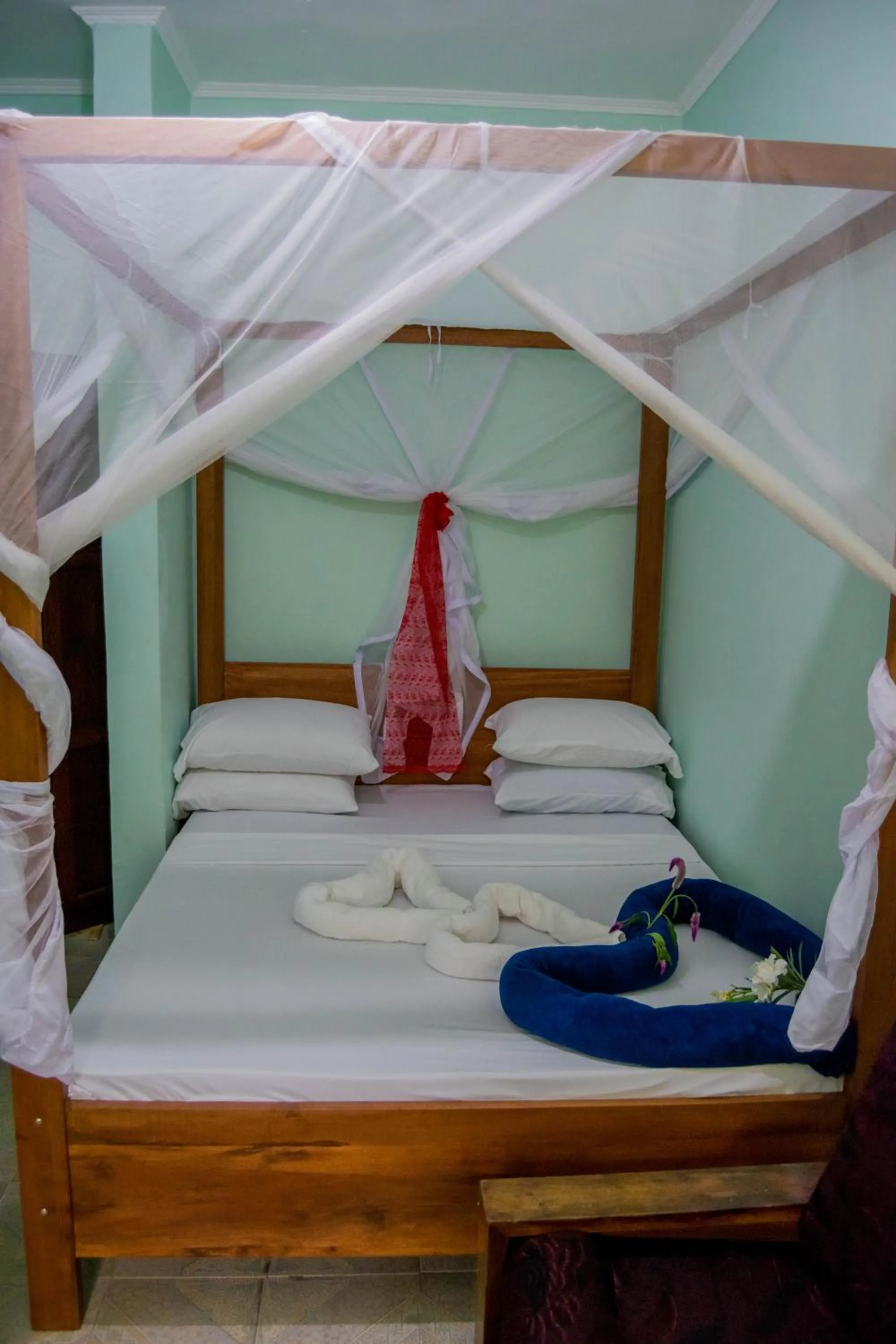 Bedroom in Kilimanjaro Summit Lodge