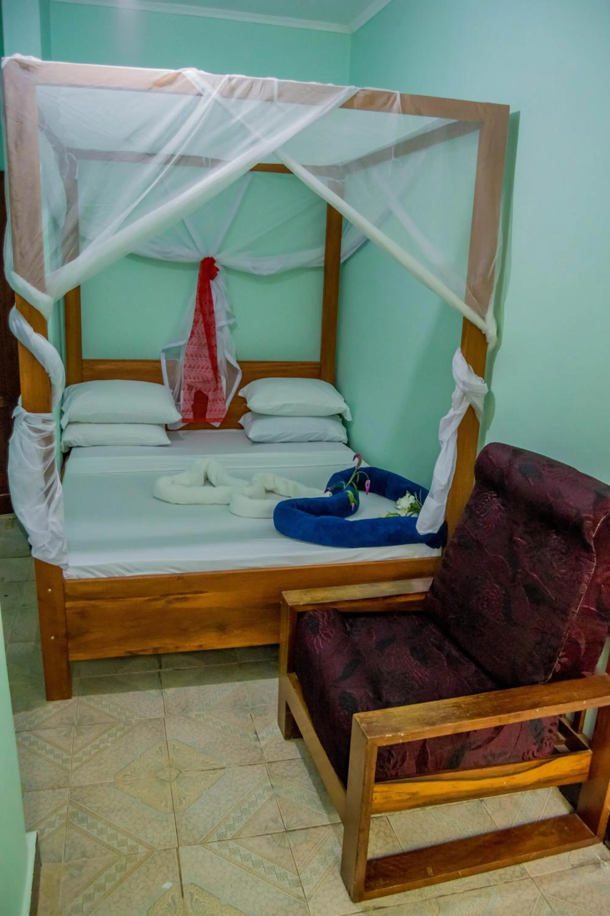 Seating area in Kilimanjaro Summit Lodge