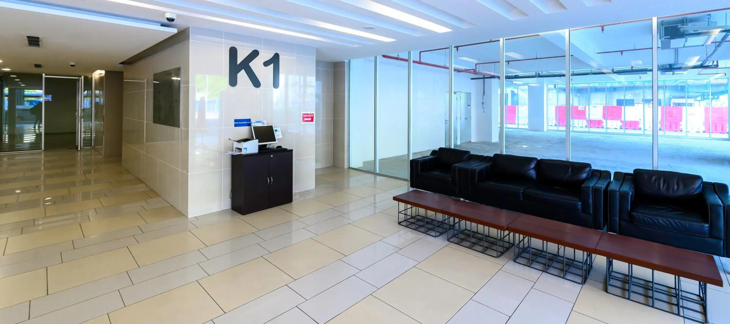 Lobby or reception in Aeropod 5 mins to Airport 10 mins to KK city