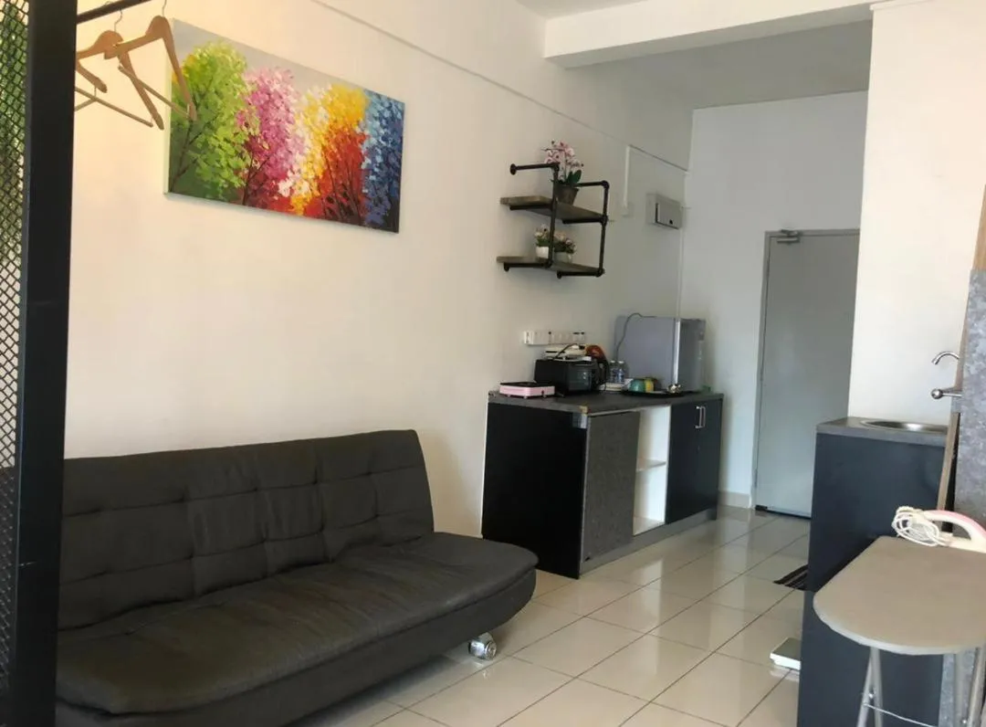 Kitchen or kitchenette in Aeropod 5 mins to Airport 10 mins to KK city