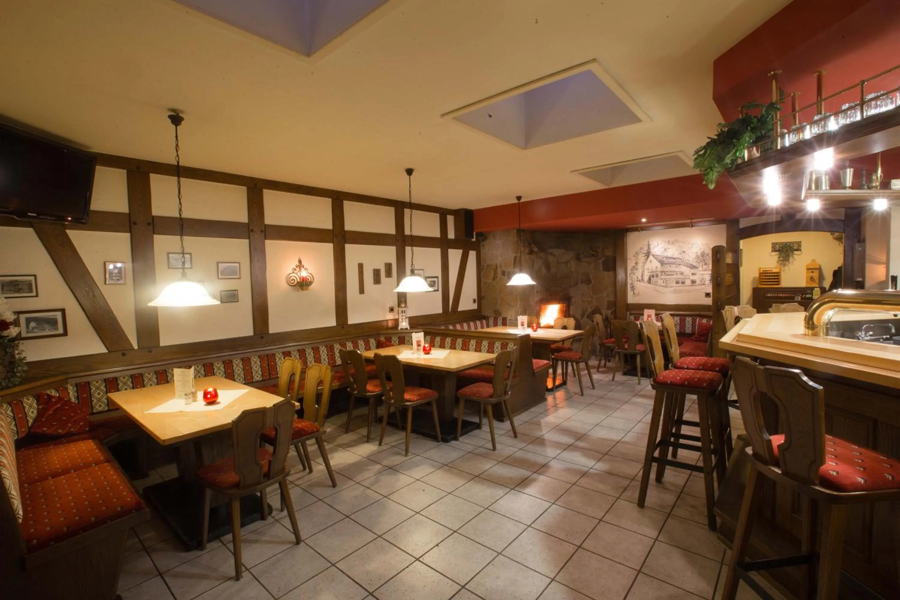 Lounge or bar in Luckai Hotel & Restaurant Inhaber Dennis Burmann