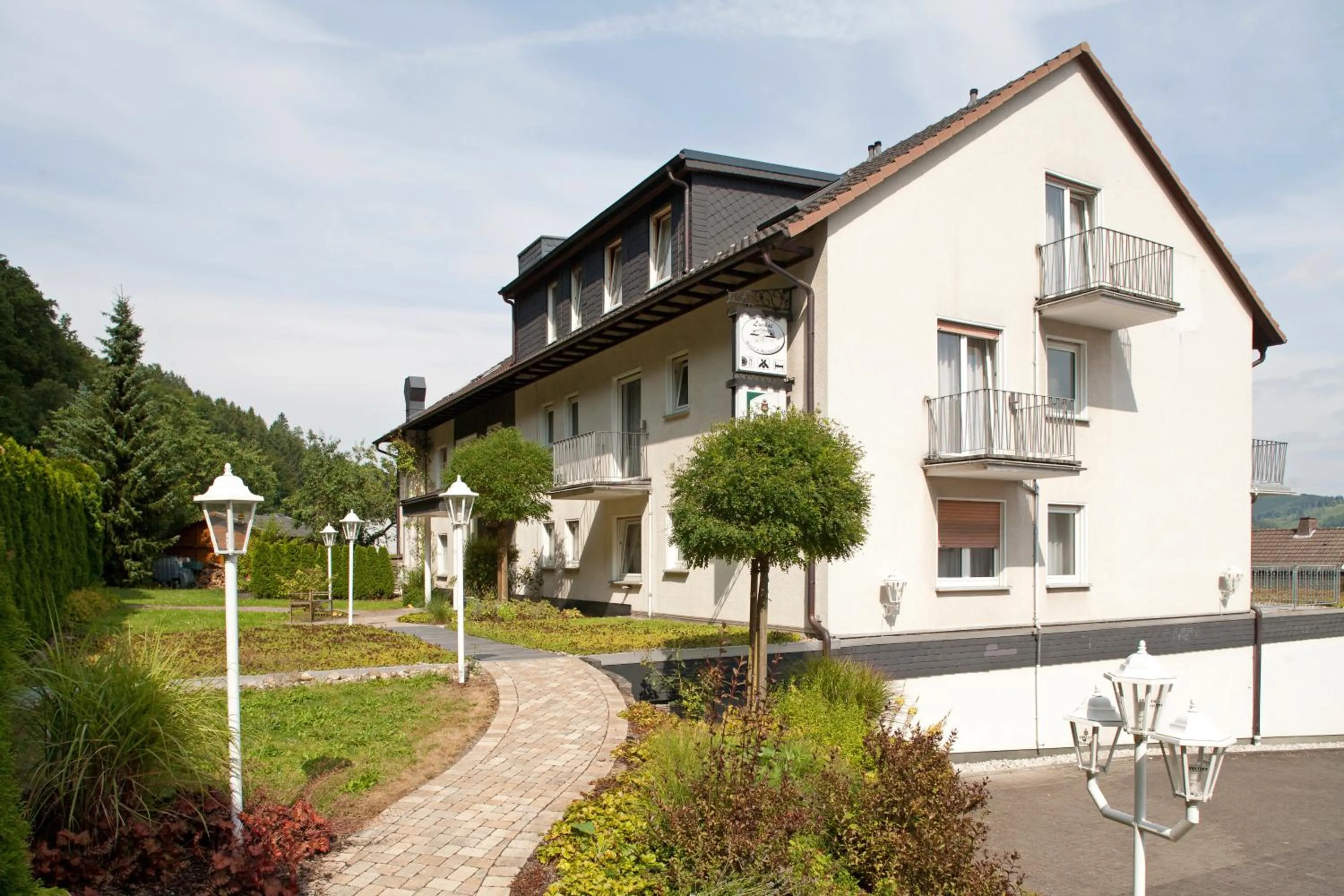Property building in Luckai Hotel & Restaurant Inhaber Dennis Burmann