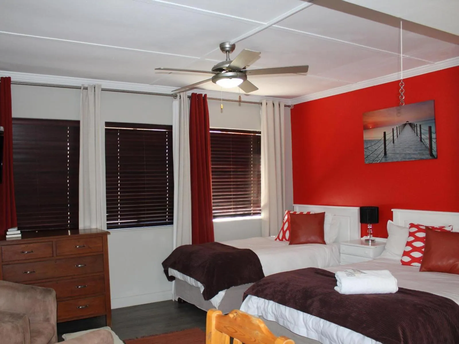 Bed in 4 Elements lodge