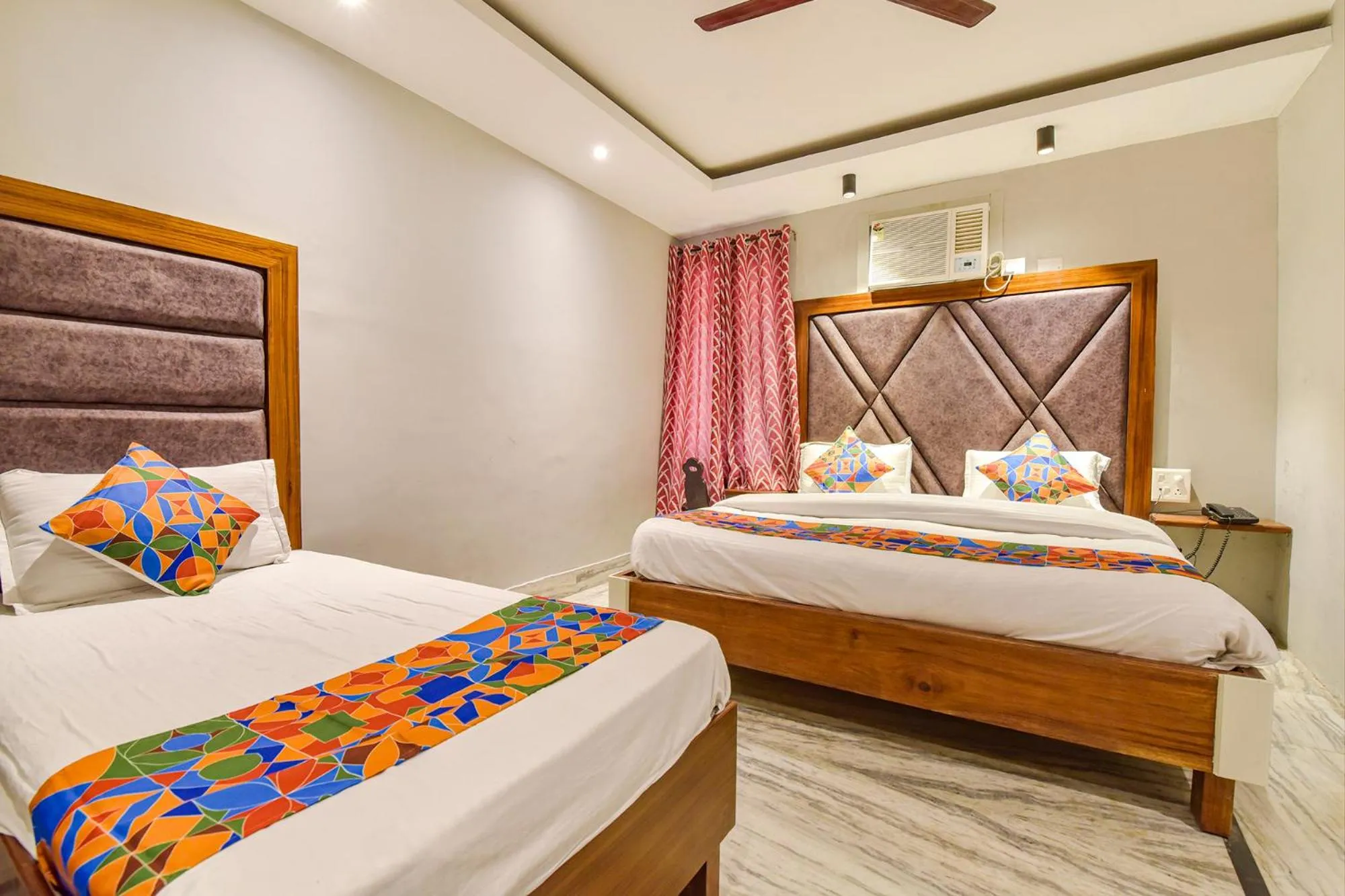 Bed in FabHotel Prem Bihari