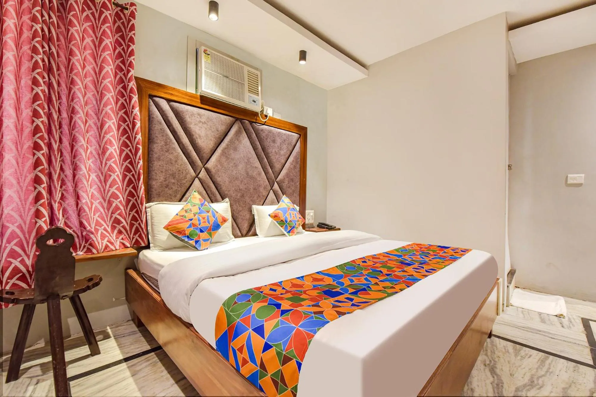 Bed in FabHotel Prem Bihari