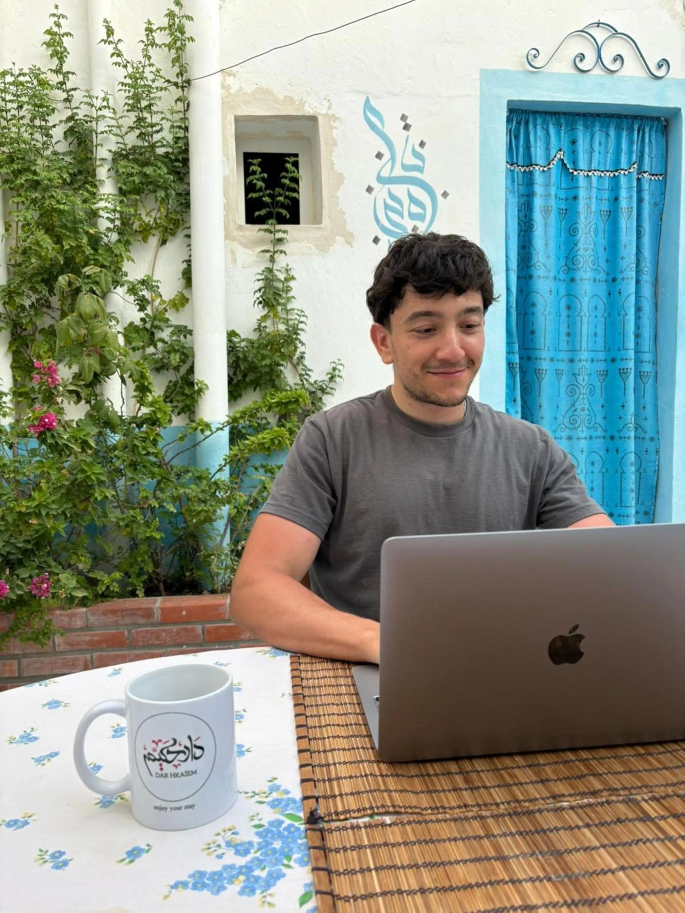 Inner courtyard view in Dar Hkaïem