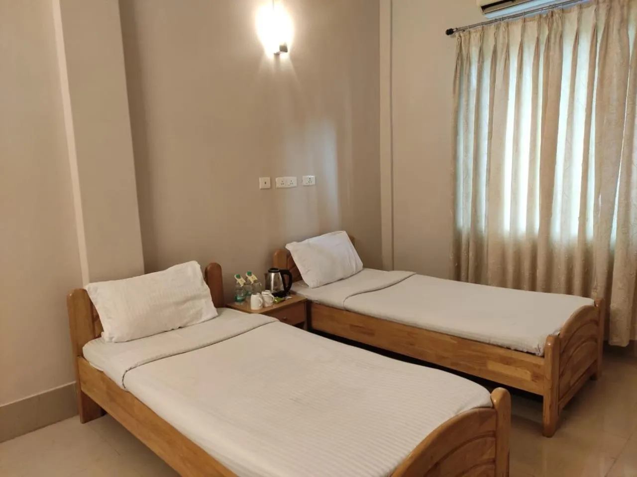 Bed in Lake Side Resort Neermahal