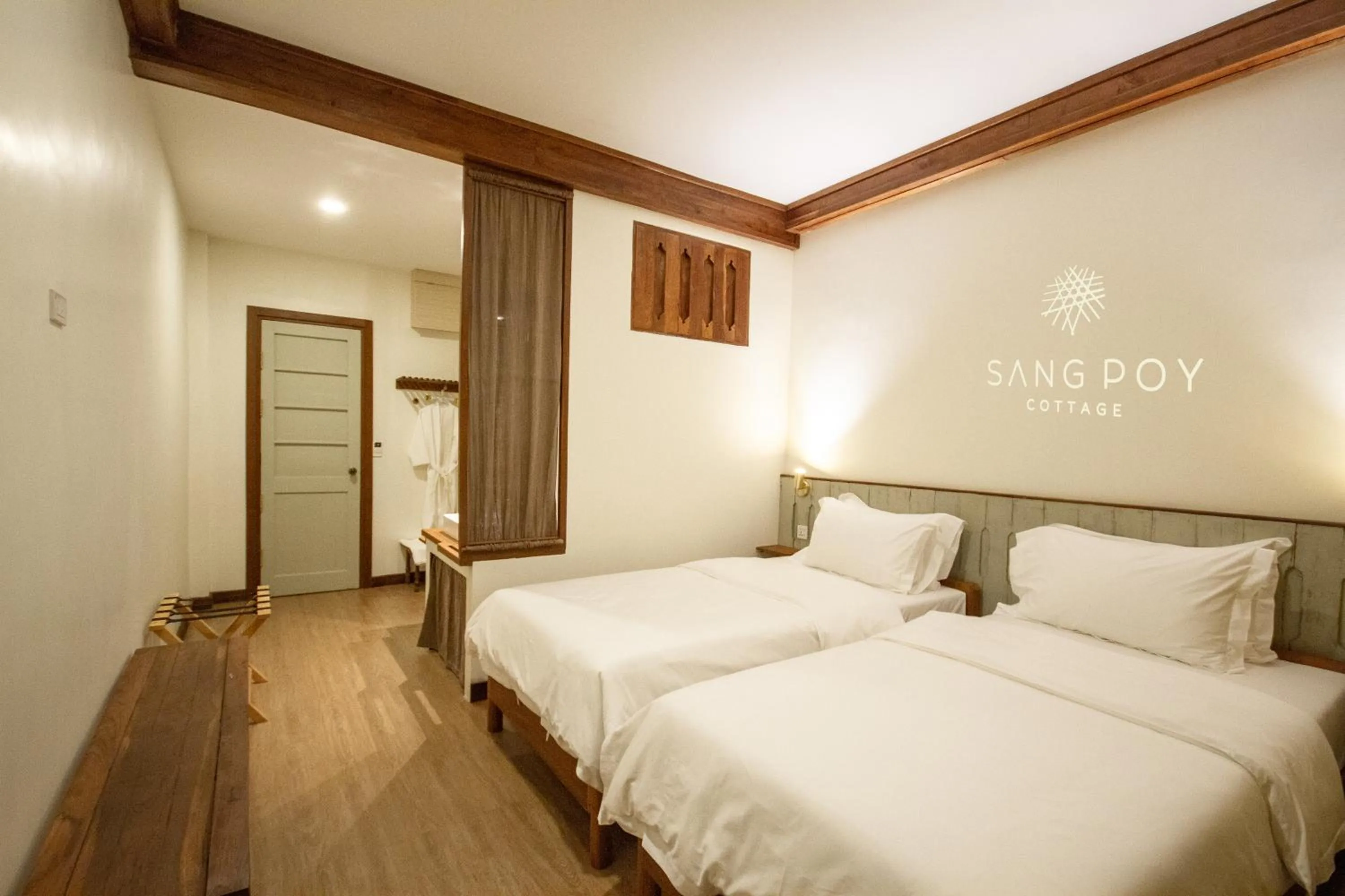 Bed in Sang Poy Cottage