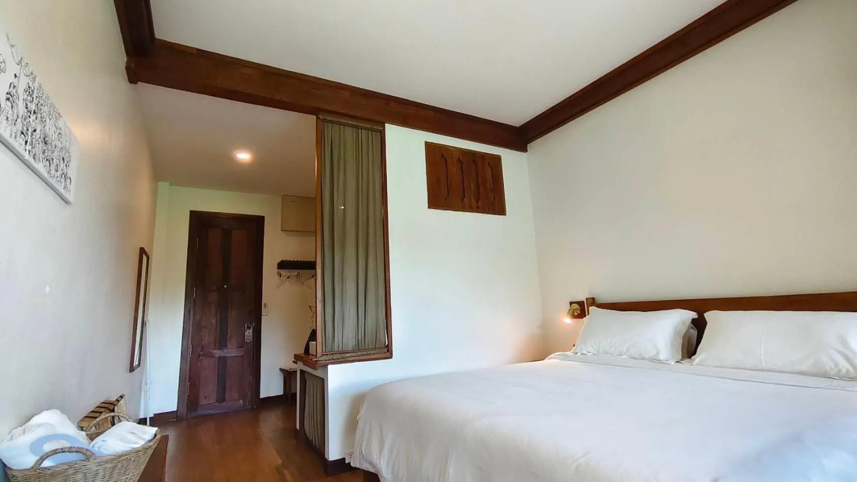 Bed in Sang Poy Cottage