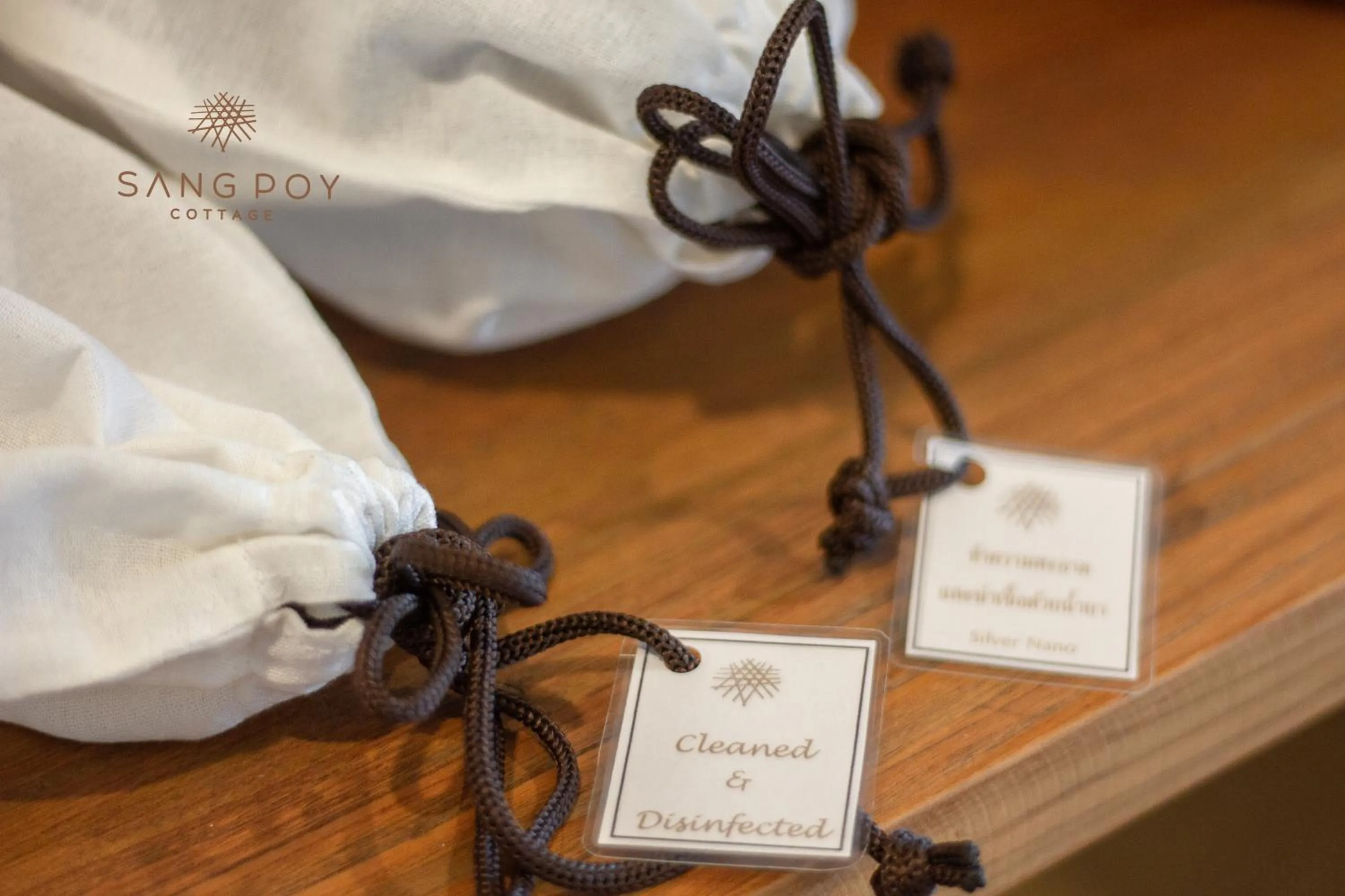 Text overlay in Sang Poy Cottage