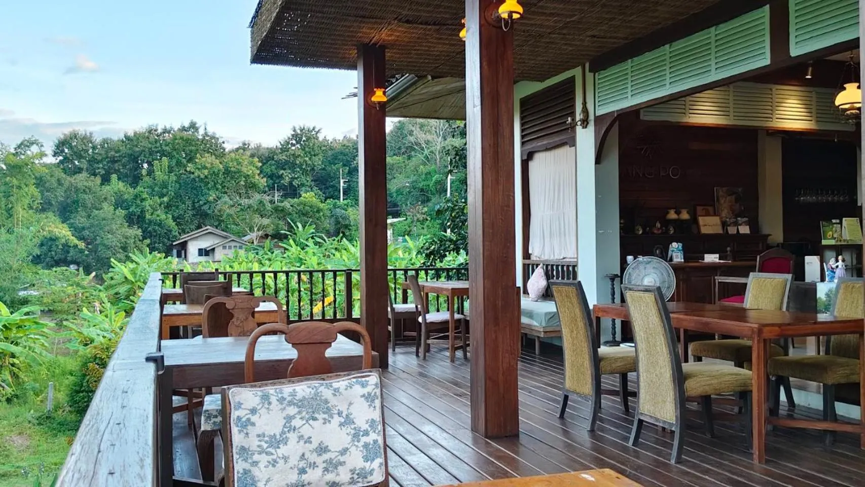 Patio in Sang Poy Cottage
