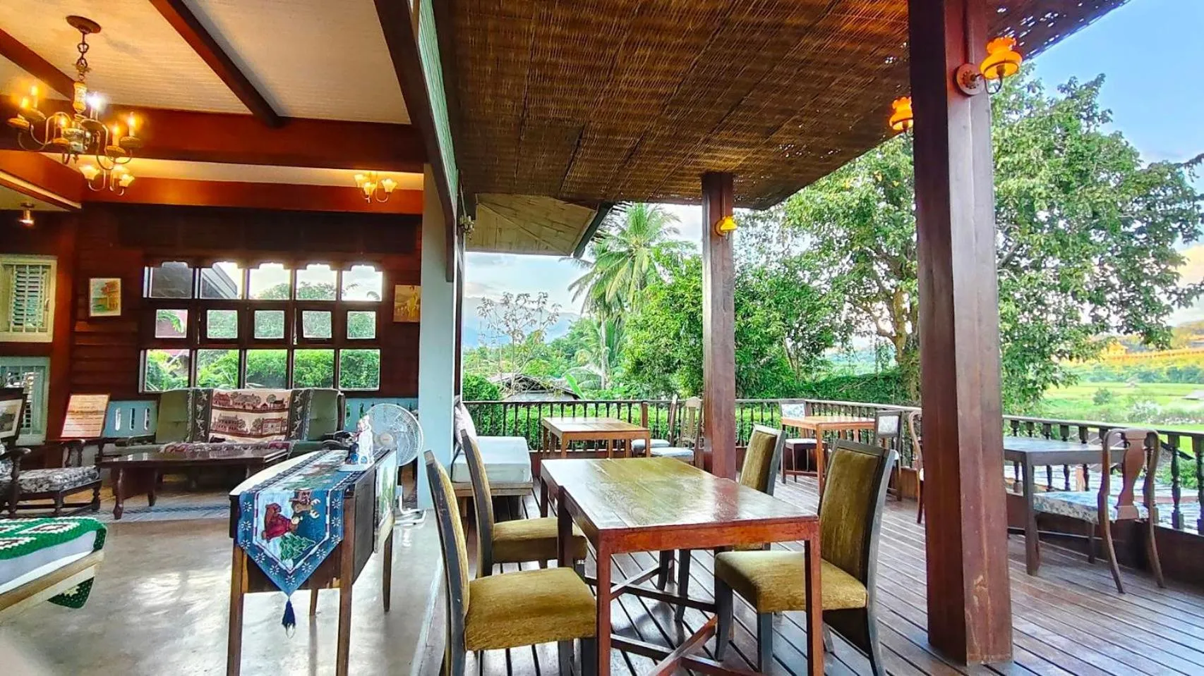 Patio in Sang Poy Cottage