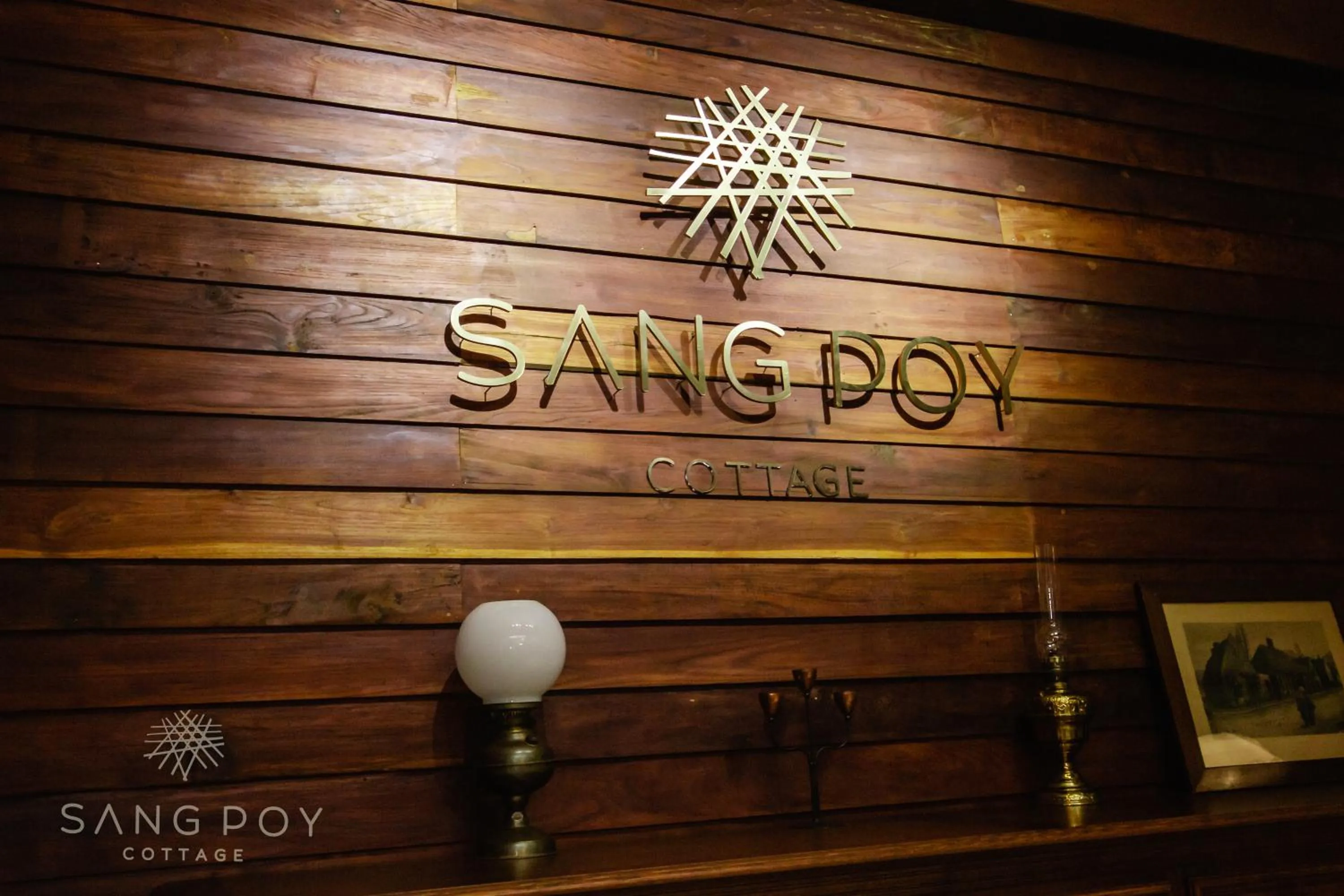 Logo/Certificate/Sign in Sang Poy Cottage