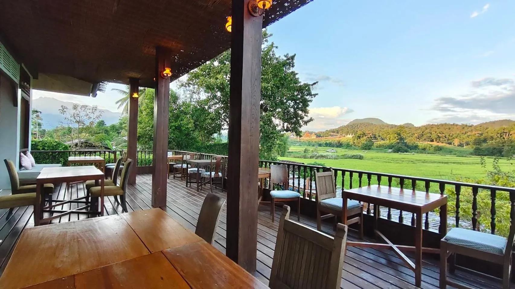 Patio in Sang Poy Cottage